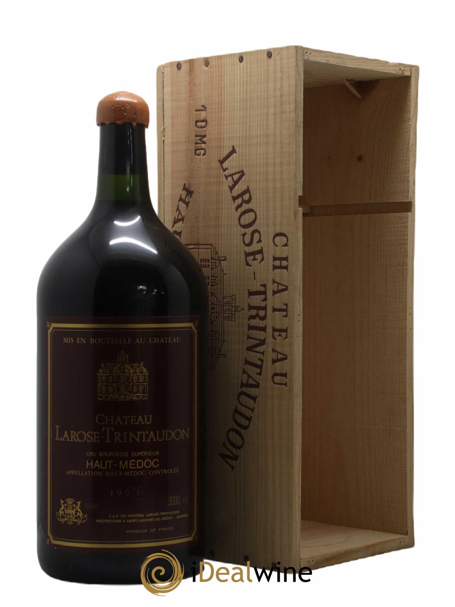 Château Larose Trintaudon Cru Bourgeois 1991 - Lot de 1 double magnum - 1