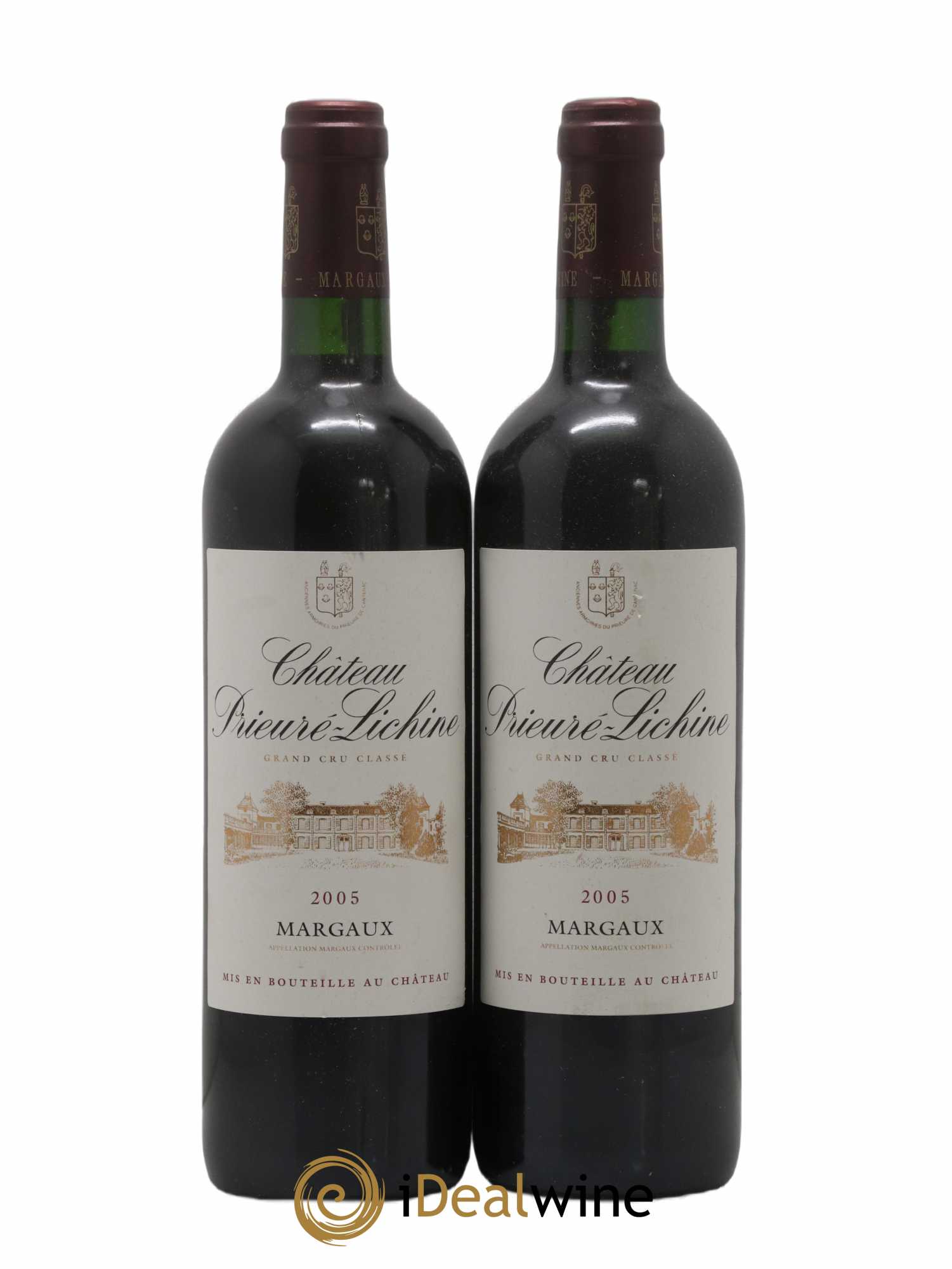 Château Prieuré Lichine 4ème Grand Cru Classé 2005 - Lot de 2 bouteilles - 0