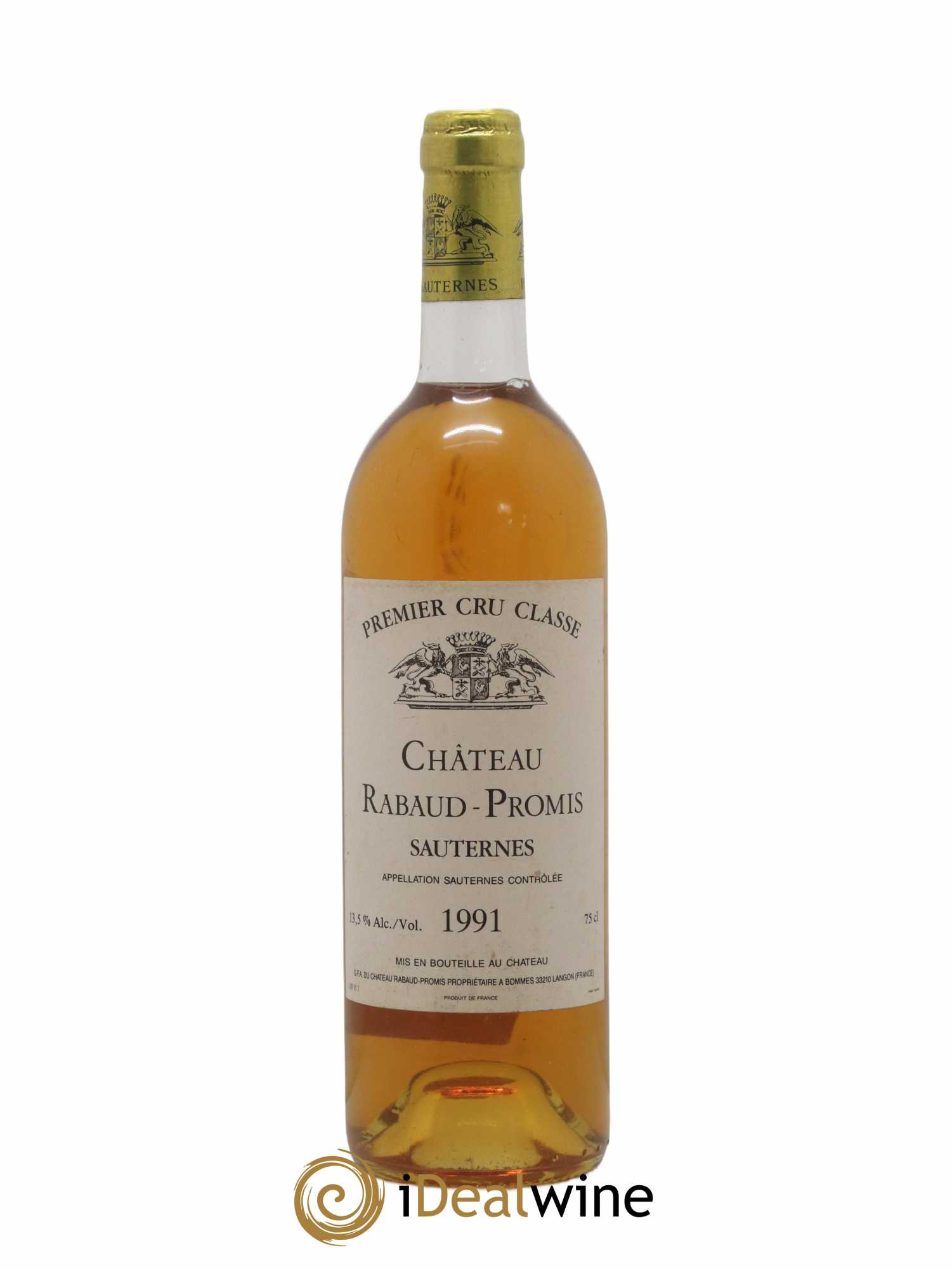 Château Rabaud Promis 1er Grand Cru Classé 1991 - Posten von 1 Flasche - 0