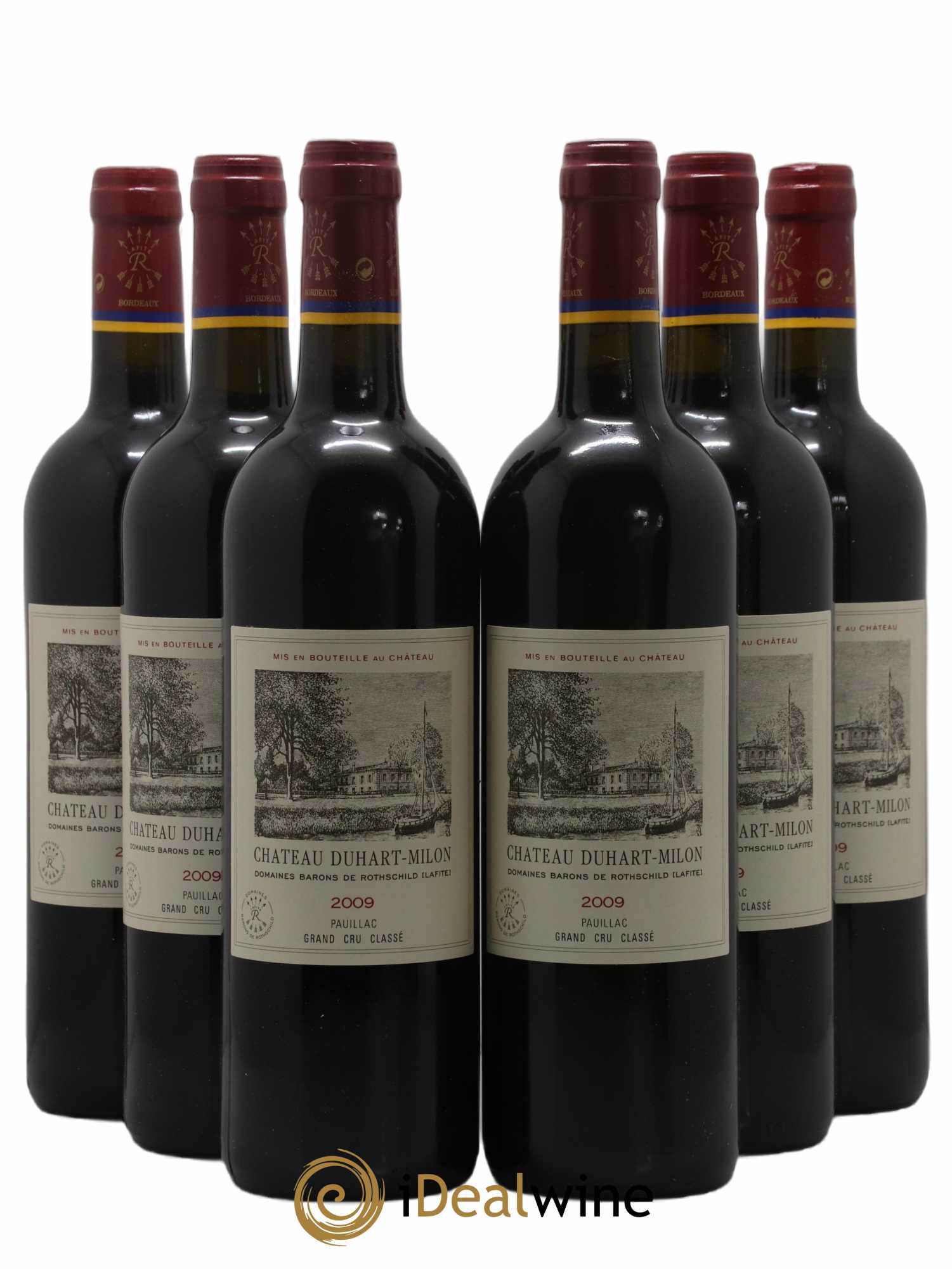 Château Duhart-Milon 4ème Grand Cru Classé 2009 - Lot of 6 bottles - 0