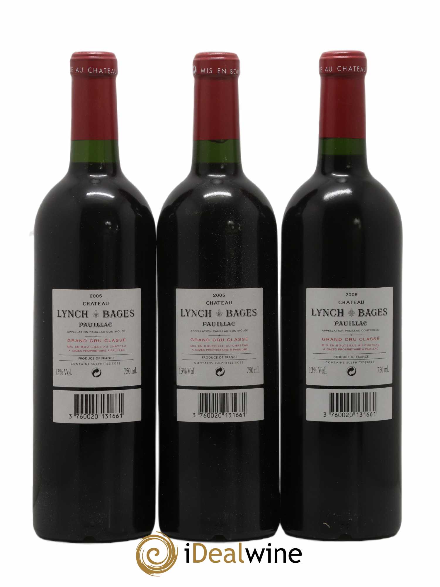 Château Lynch Bages 5ème Grand Cru Classé 2005 - Lot de 6 bouteilles - 4