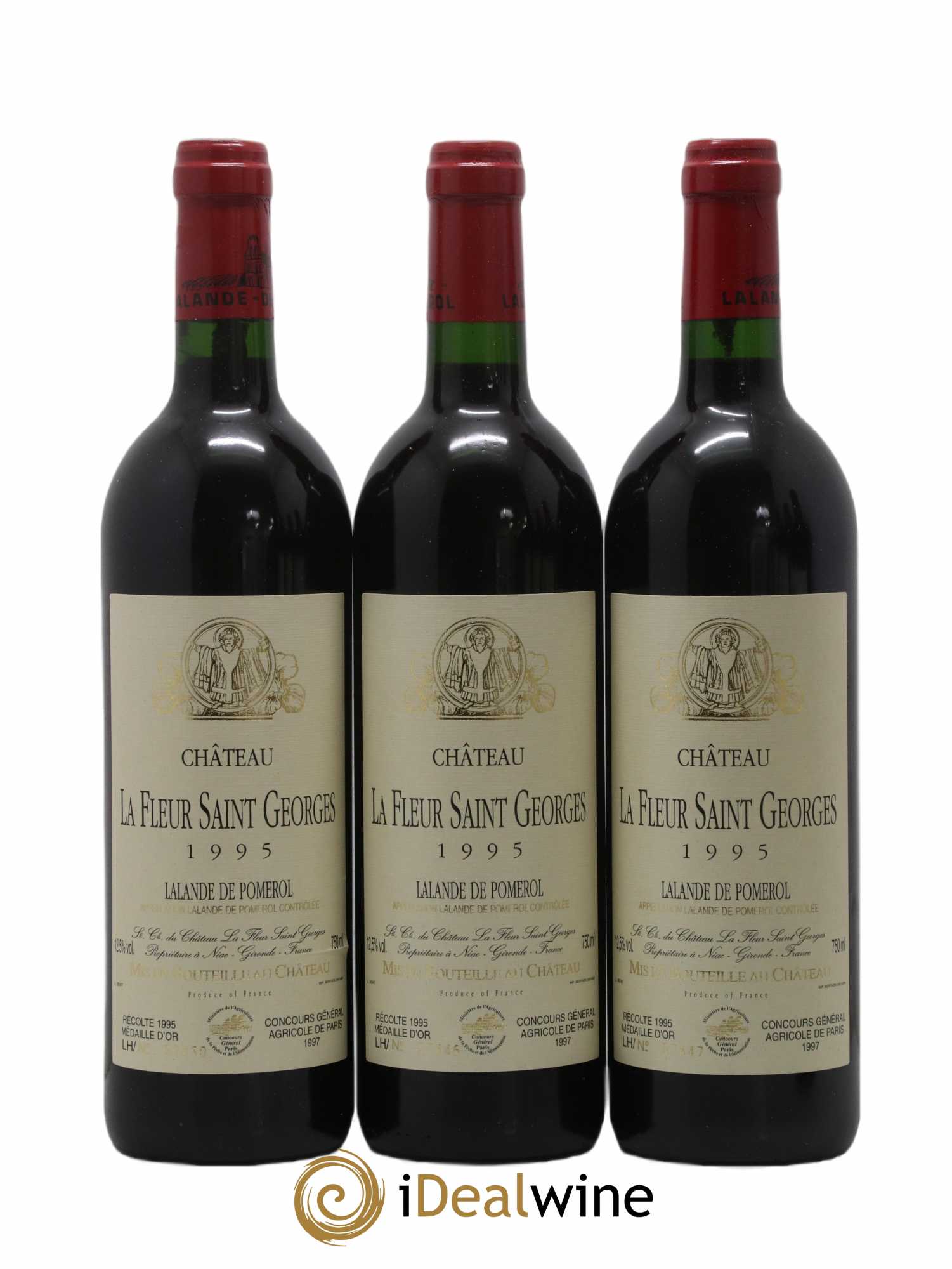 Lalande-de-Pomerol Château La Fleur Saint Georges 1995 - Lot de 6 bouteilles - 2