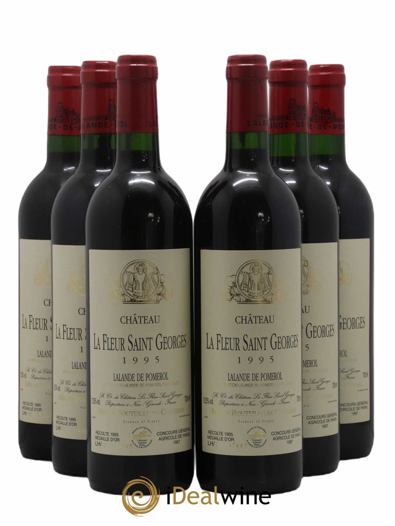 Lalande-de-Pomerol Château La Fleur Saint Georges 1995 - Lot de 6 bouteilles - 0