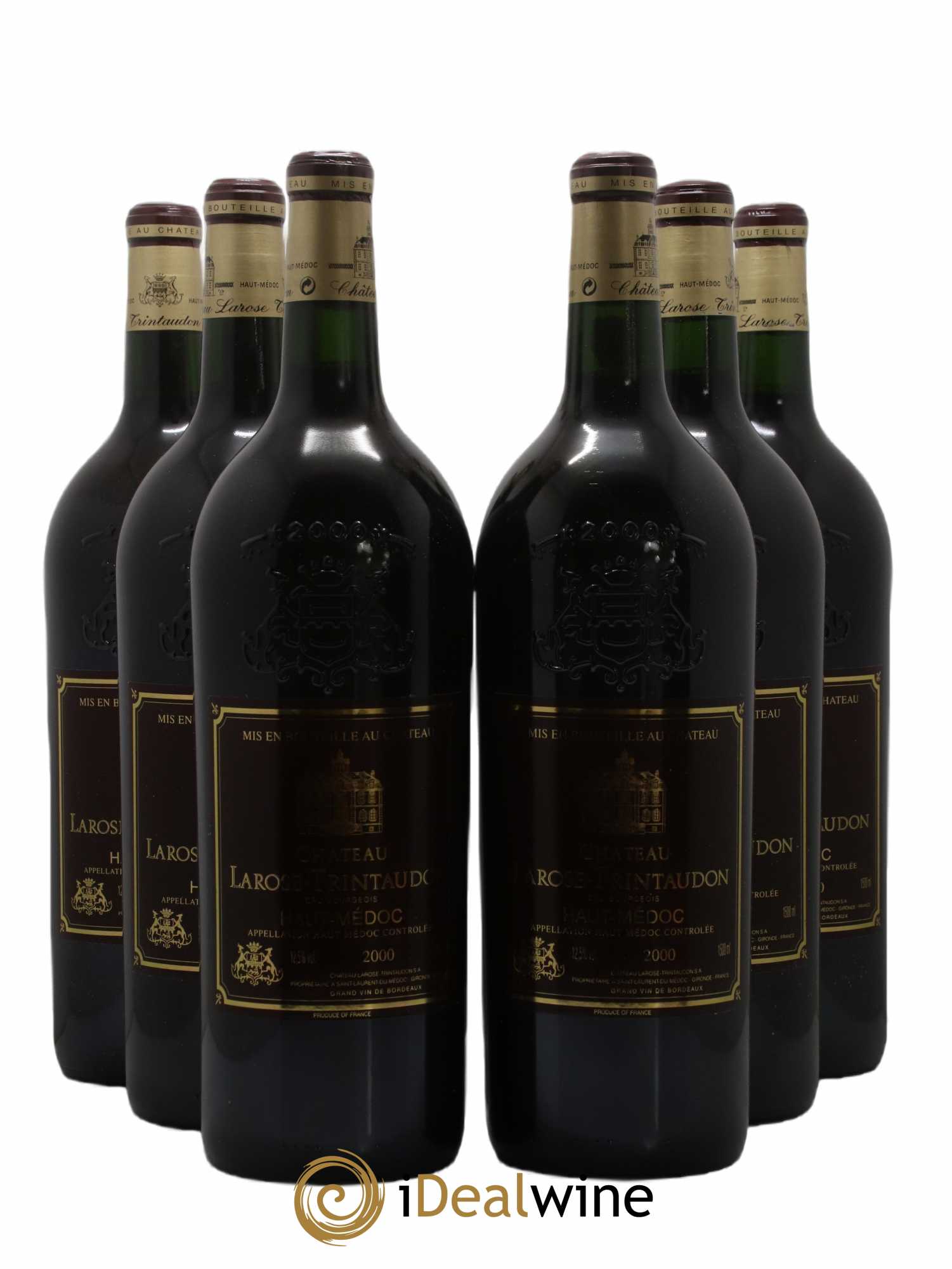 Château Larose Trintaudon Cru Bourgeois 2000 - Lot de 6 magnums - 0