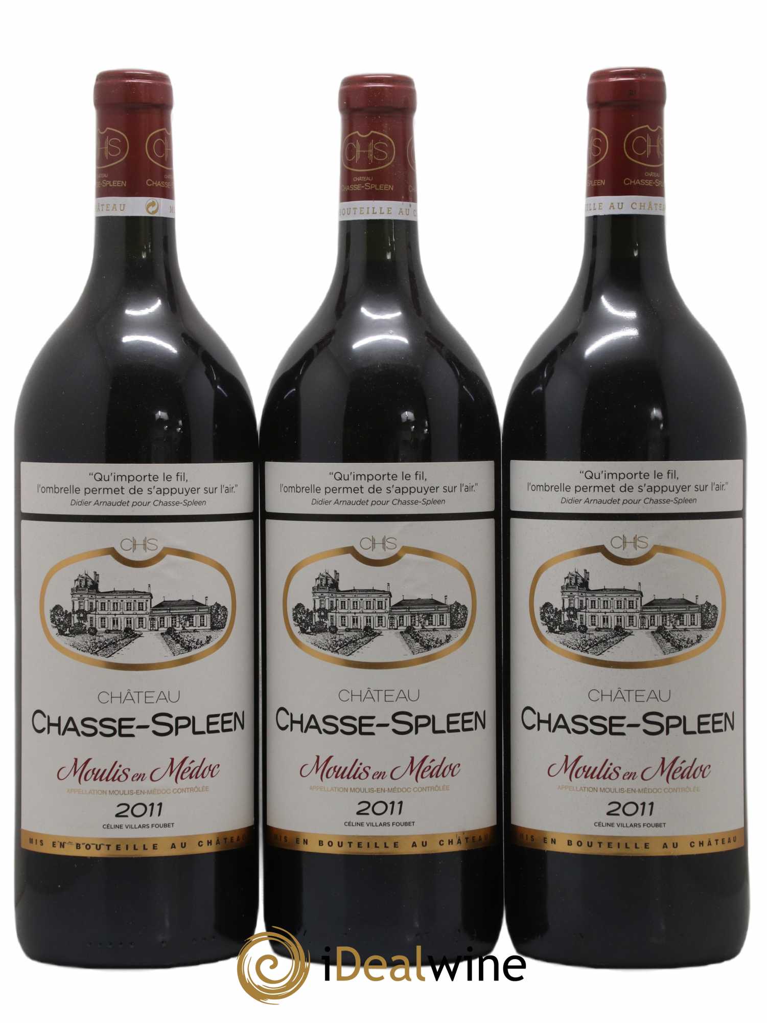 Château Chasse Spleen 2011 - Lot de 6 magnums - 1
