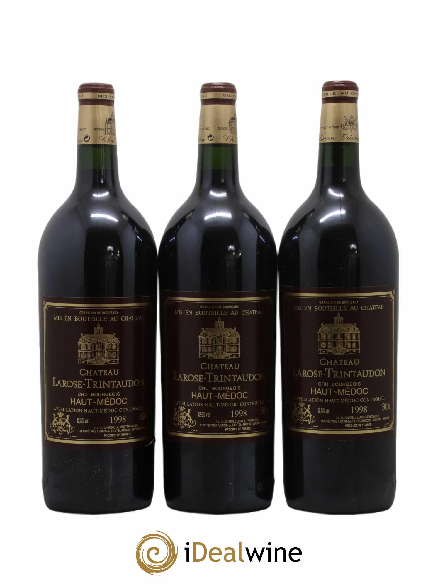 Château Larose Trintaudon Cru Bourgeois 1998 - Lot de 6 magnums - 1