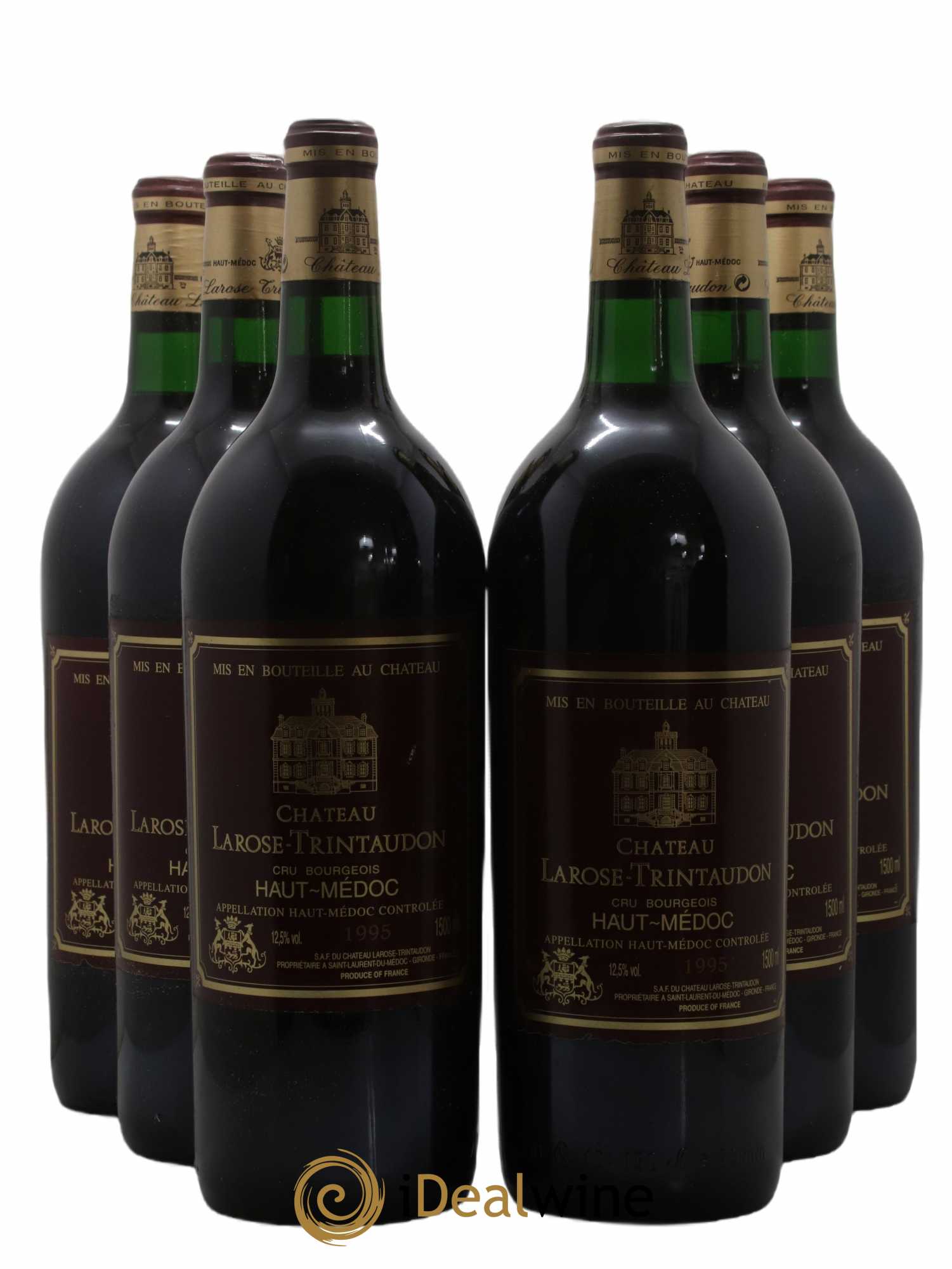 Château Larose Trintaudon Cru Bourgeois 1995 - Lot de 6 magnums - 0