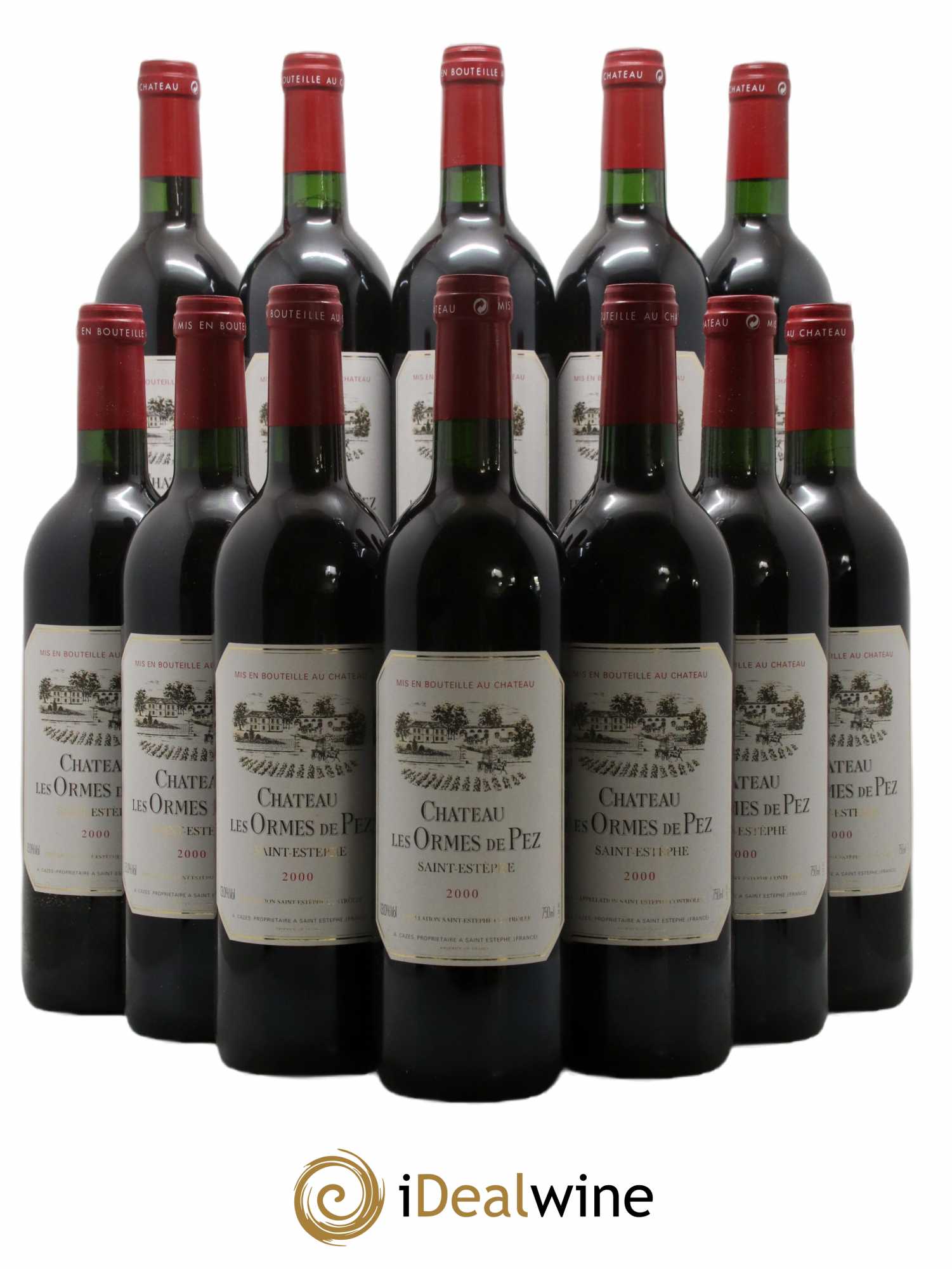 Château les Ormes de Pez 2000 - Lot de 12 bouteilles - 0