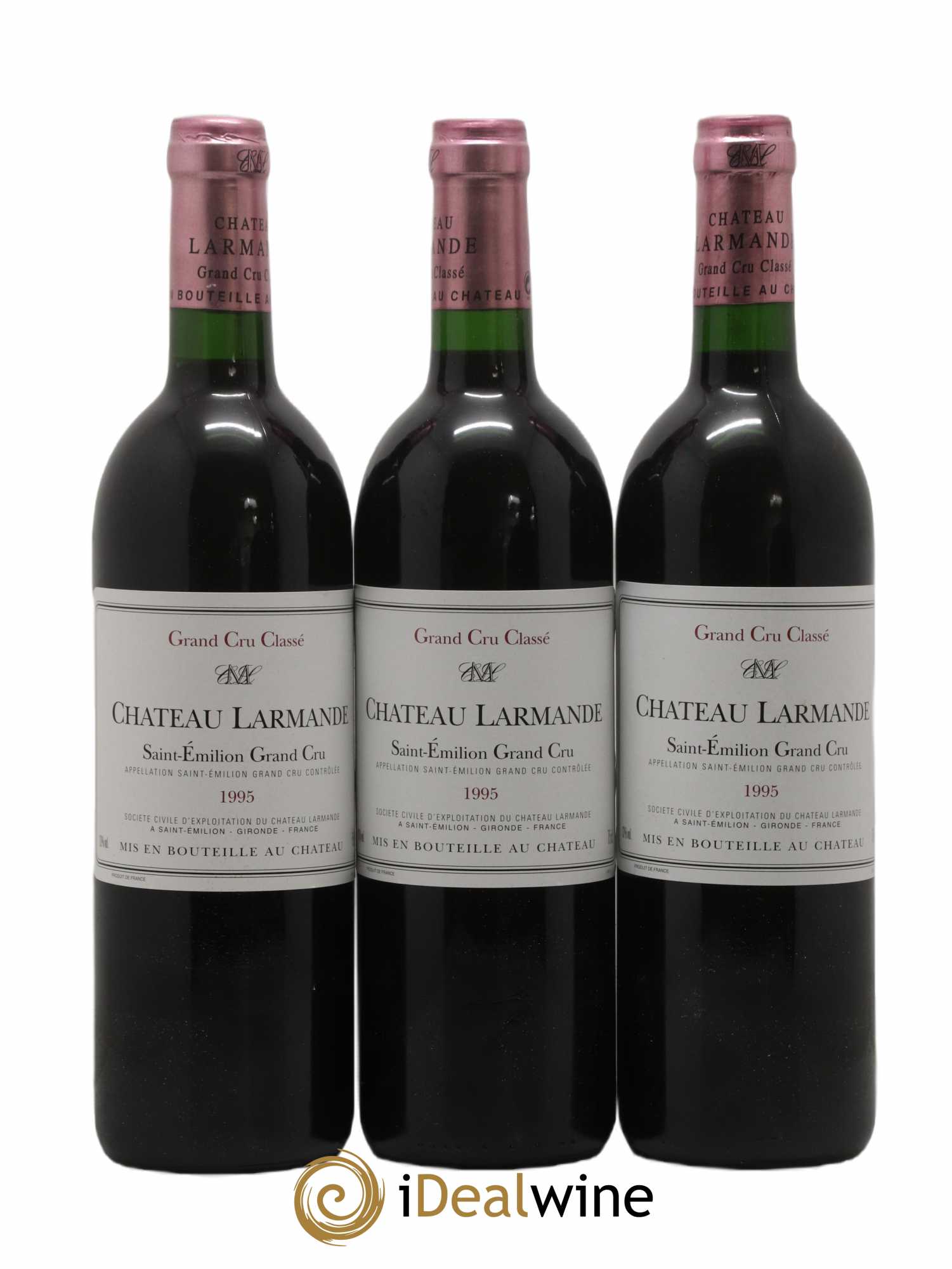 Château Larmande Grand Cru Classé 1995 - Lot de 12 bouteilles - 1
