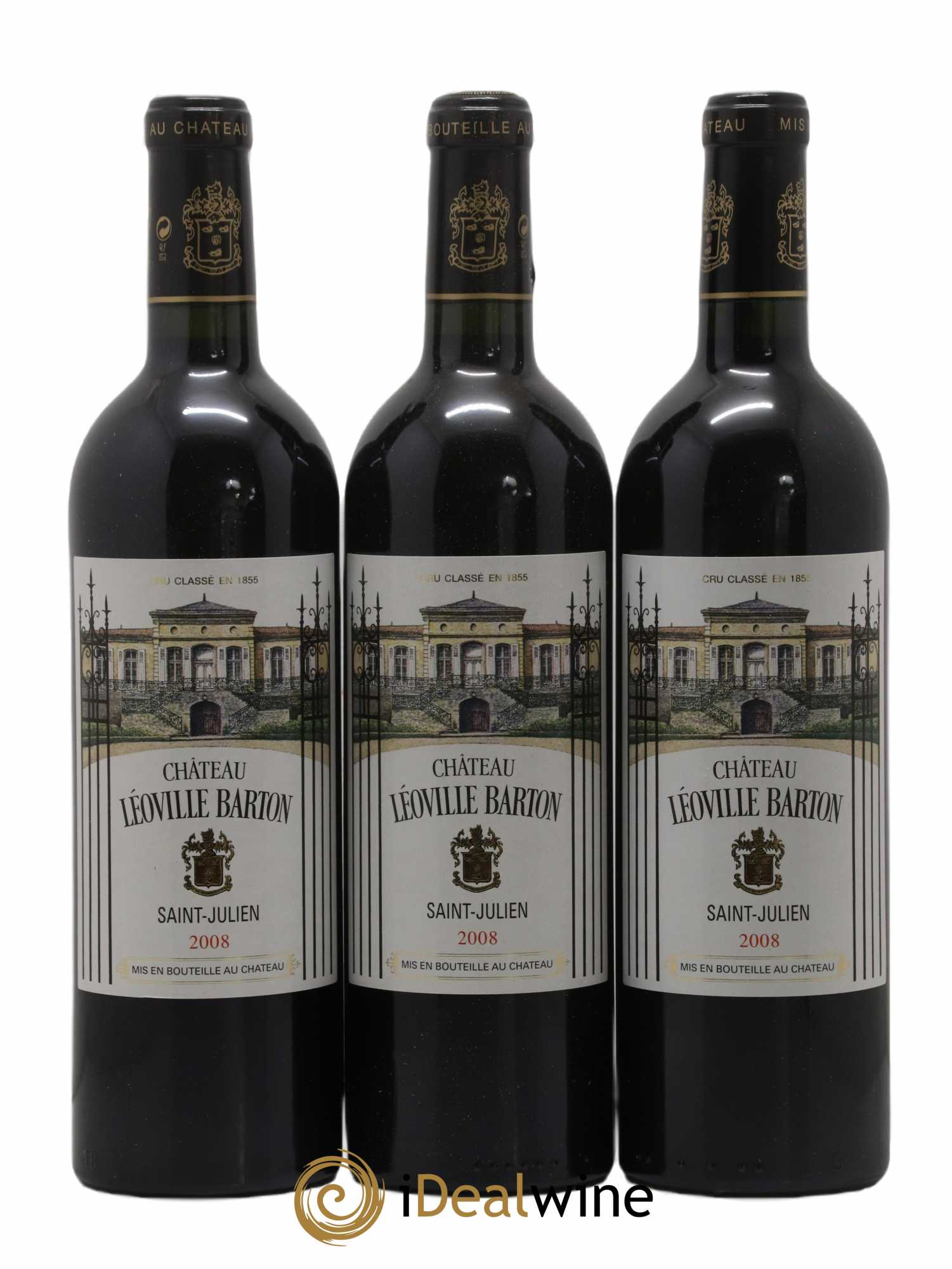 Château Léoville Barton 2ème Grand Cru Classé 2008 - Lot of 12 bottles - 1