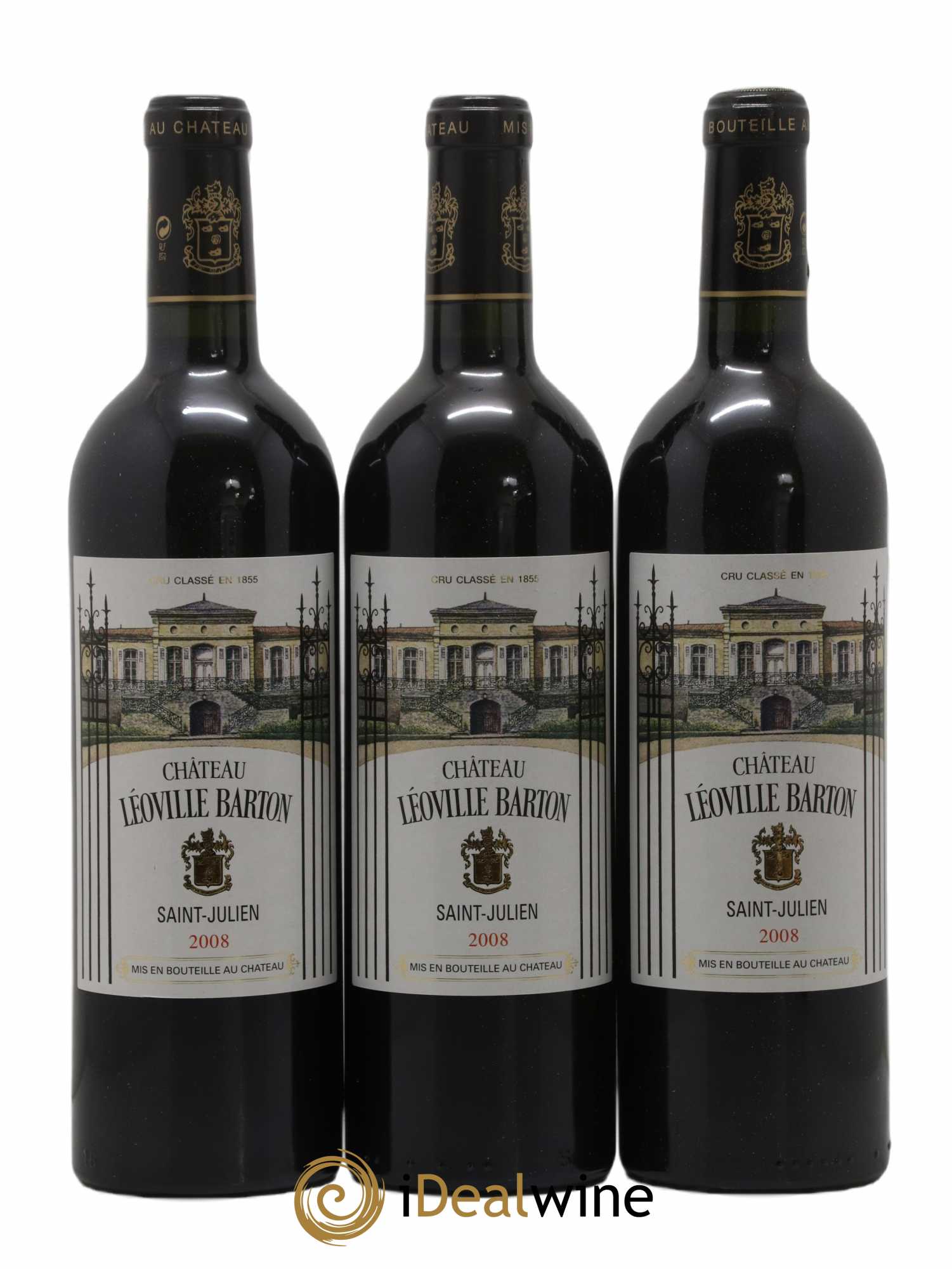 Château Léoville Barton 2ème Grand Cru Classé 2008 - Lot of 12 bottles - 2