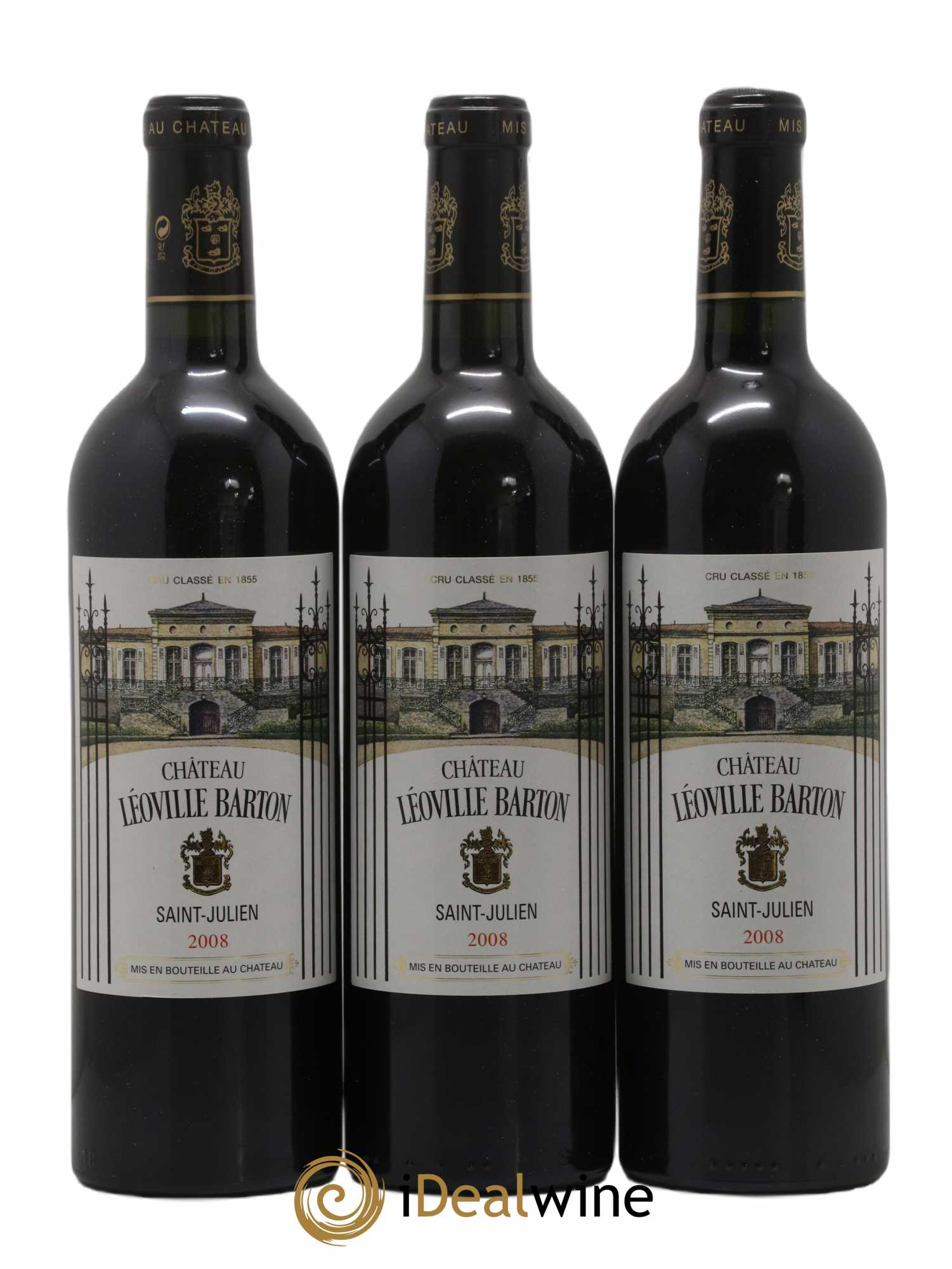 Château Léoville Barton 2ème Grand Cru Classé 2008 - Lot of 12 bottles - 3