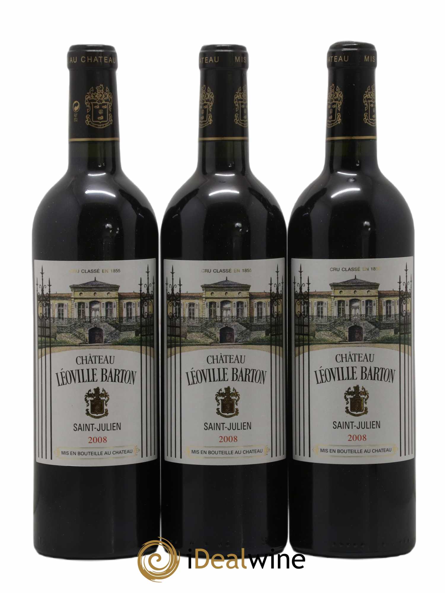 Château Léoville Barton 2ème Grand Cru Classé 2008 - Lot of 12 bottles - 4