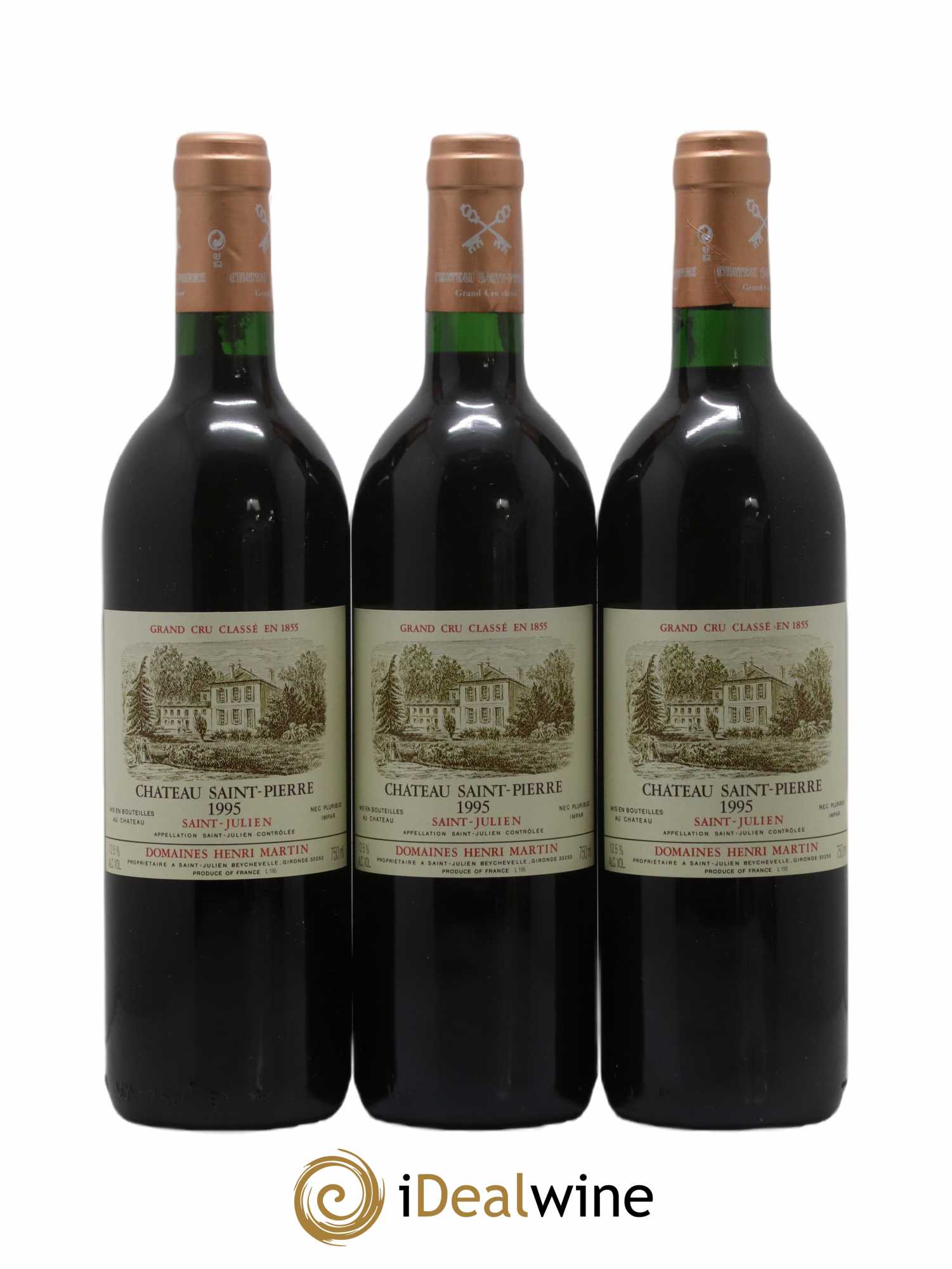 Château Saint-Pierre 4ème Grand Cru Classé 1995 - Lot de 12 bouteilles - 3