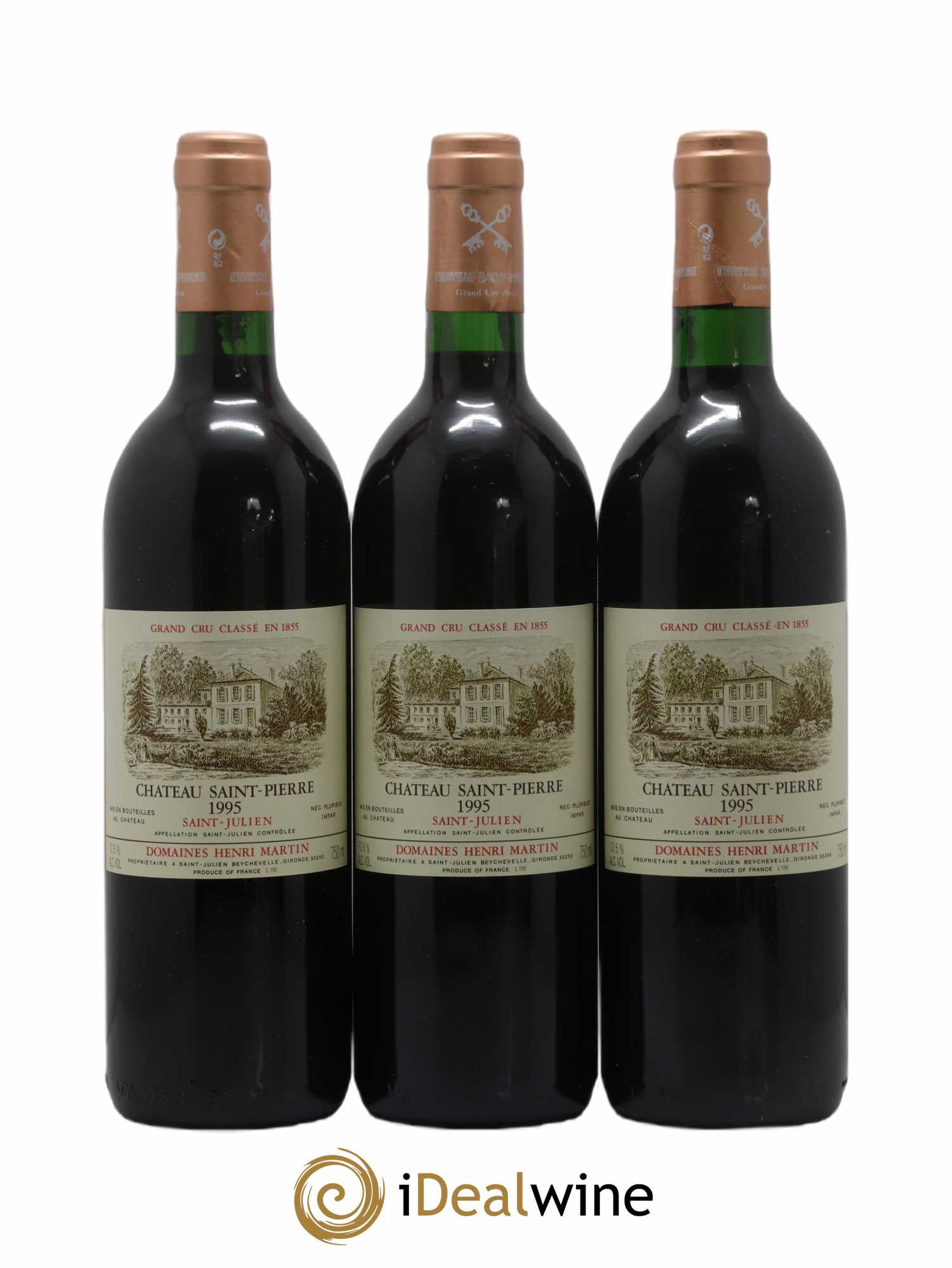 Château Saint-Pierre 4ème Grand Cru Classé 1995 - Lot de 12 bouteilles - 4