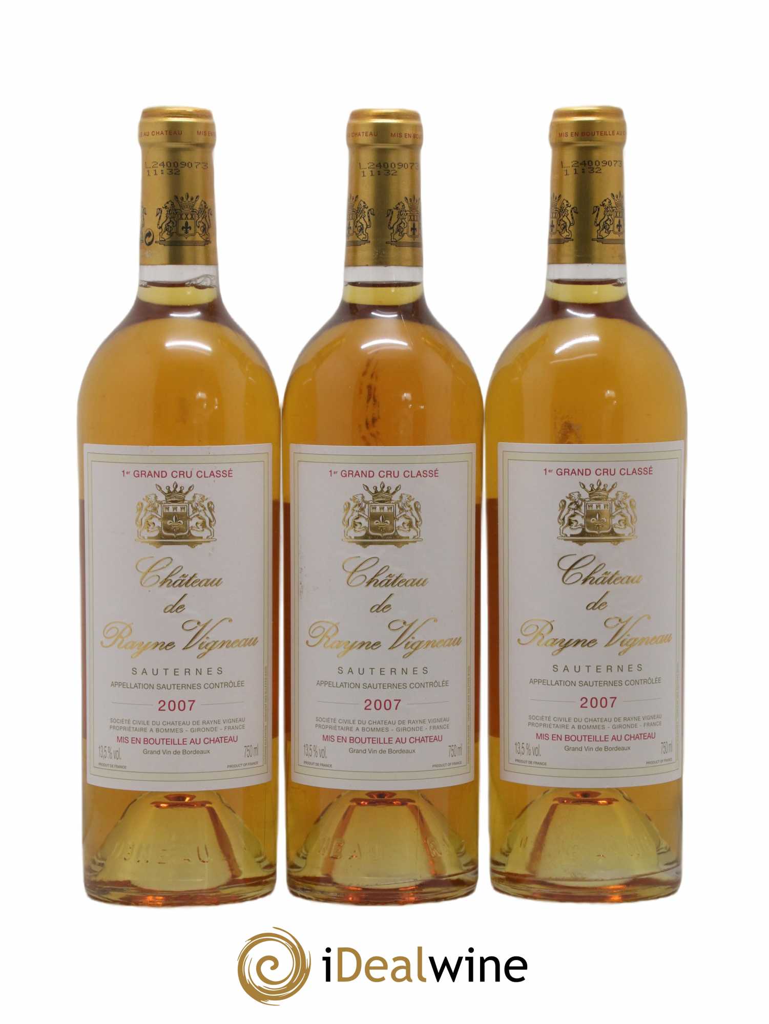 Château de Rayne Vigneau 1er Grand Cru Classé 2007 - Lotto di 12 bottiglie - 3