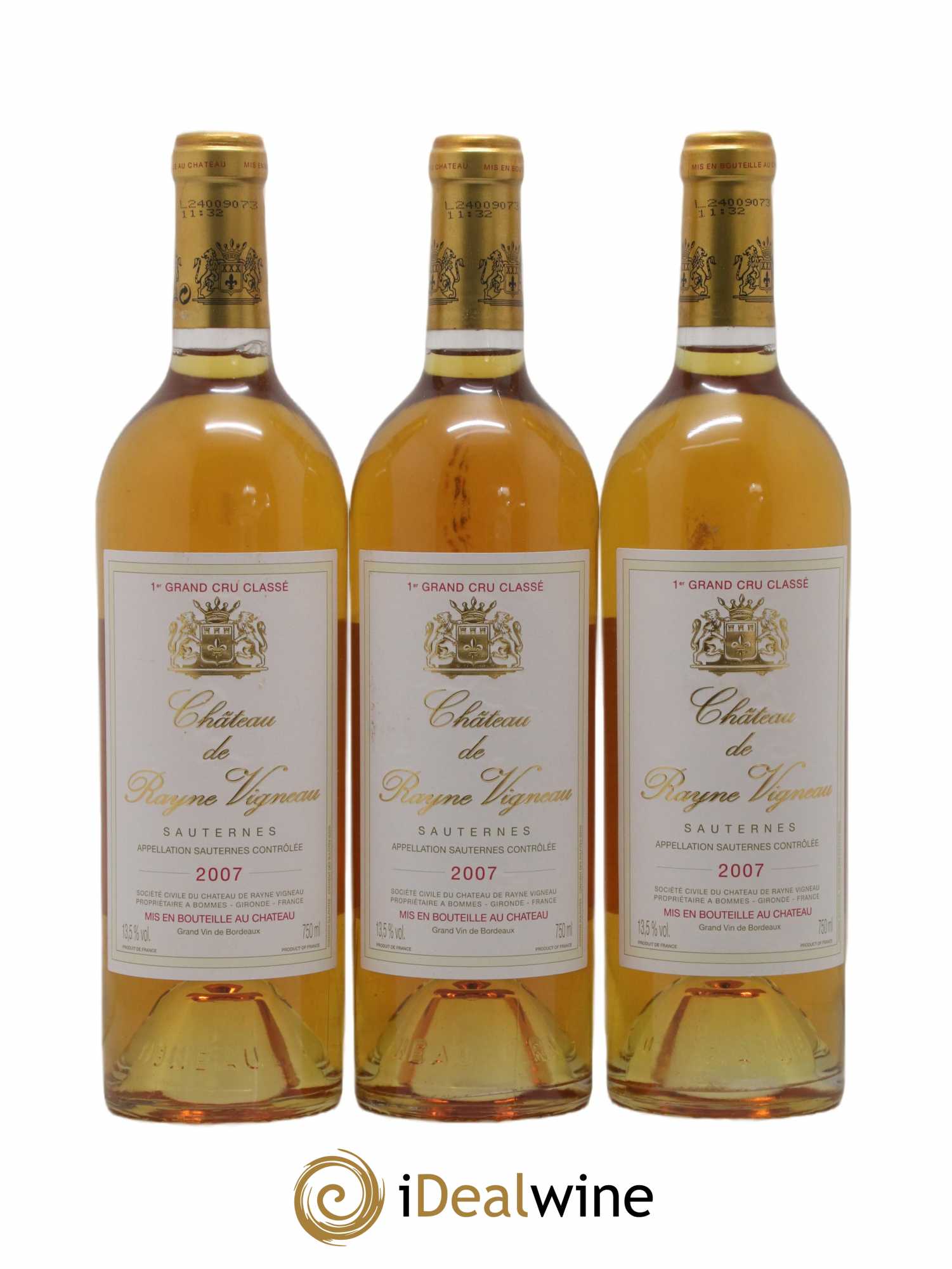 Château de Rayne Vigneau 1er Grand Cru Classé 2007 - Lotto di 12 bottiglie - 4