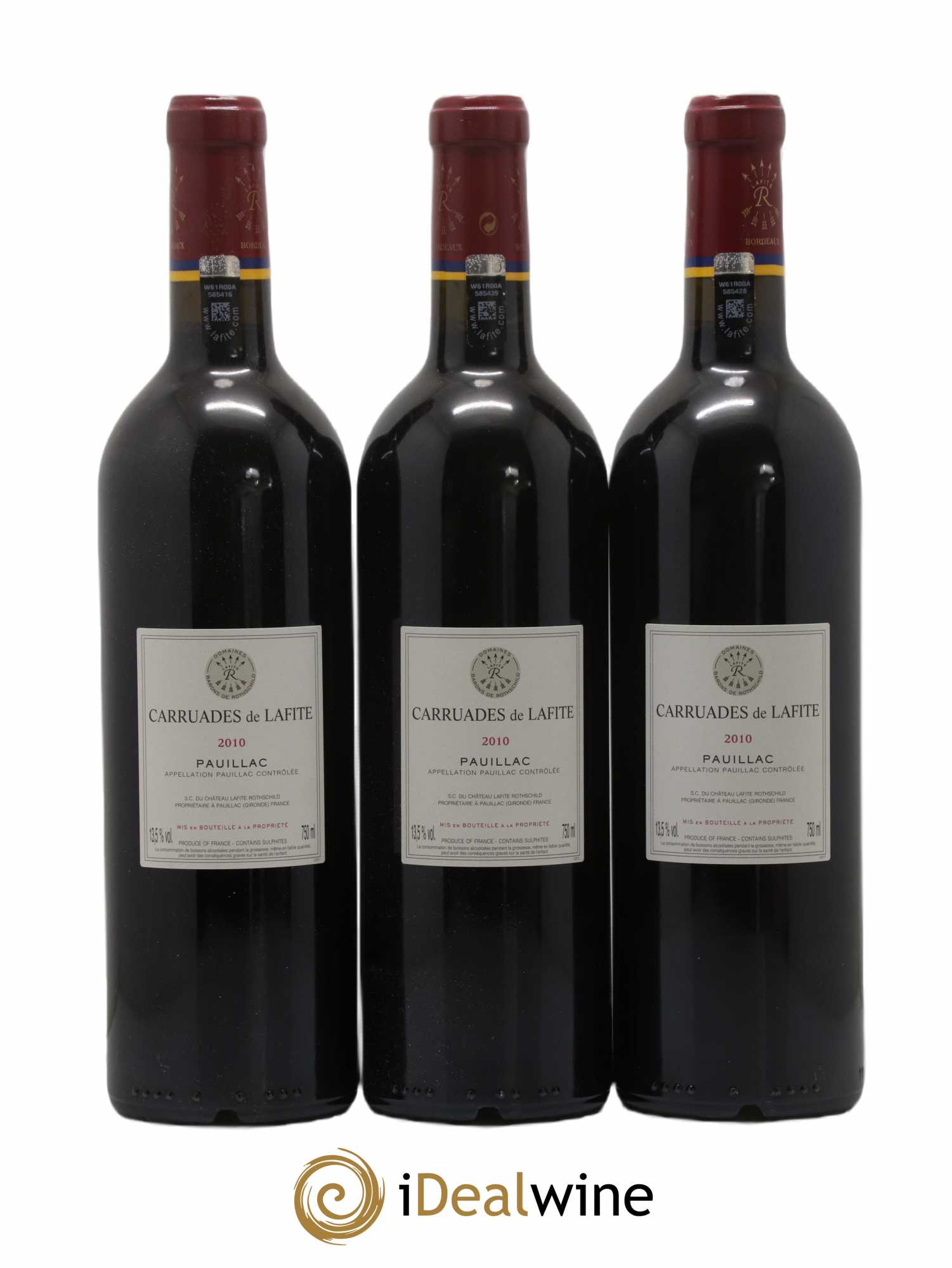 Carruades de Lafite Rothschild Second Vin 2010 - Lot of 6 bottles - 2