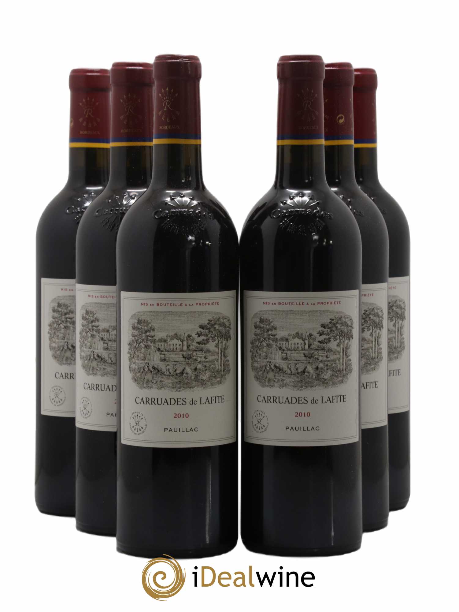 Carruades de Lafite Rothschild Second Vin 2010 - Lot of 6 bottles - 0