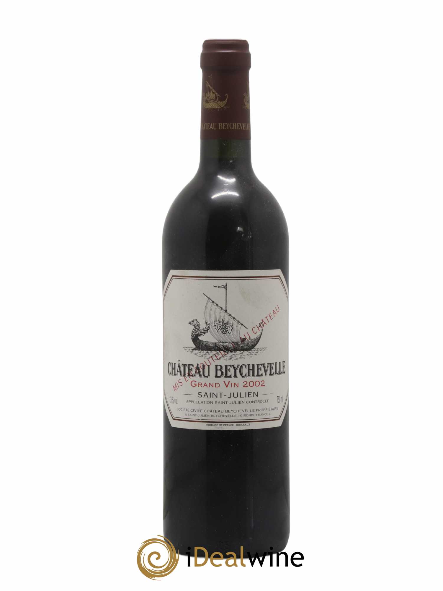 Château Beychevelle 4ème Grand Cru Classé 2002 - Lot de 1 bouteille - 0