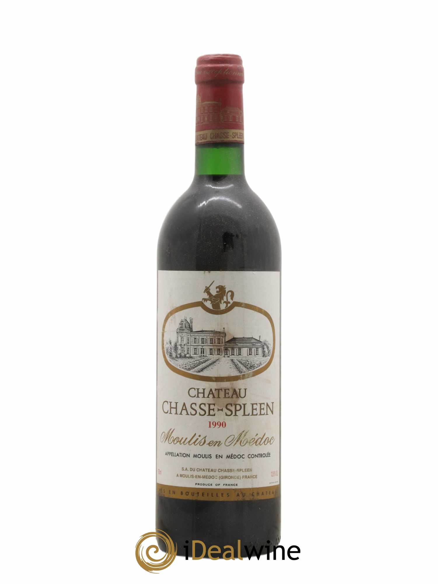 Château Chasse Spleen 1990 - Lot de 1 bouteille - 0