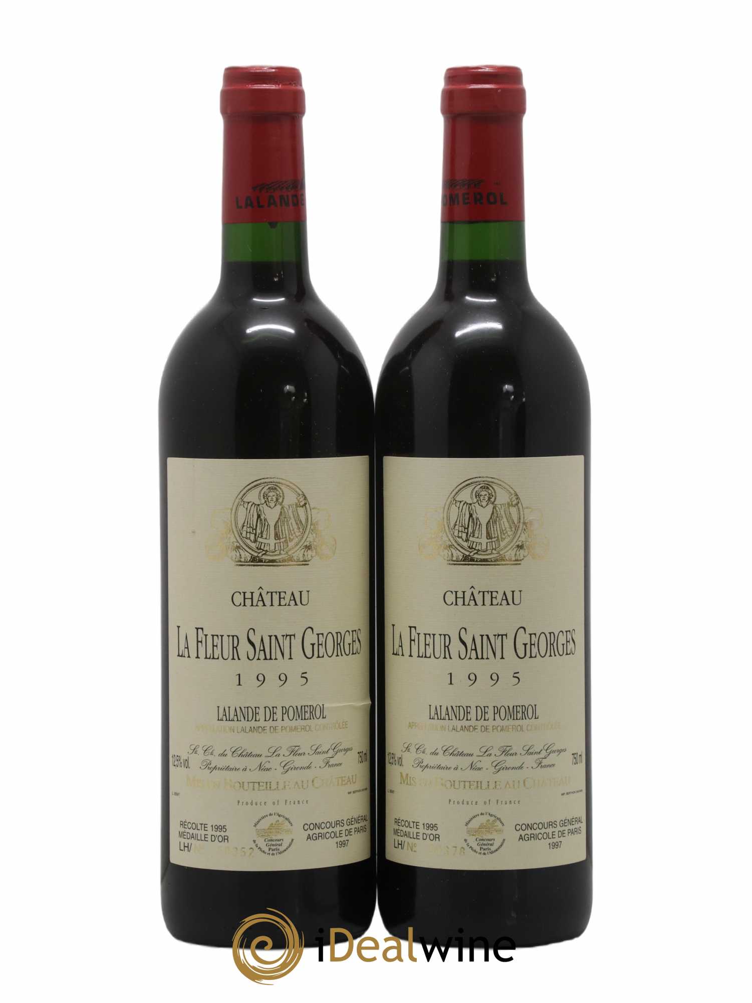 Lalande-de-Pomerol La Fleur Saint Georges 1995 - Posten von 2 Flaschen - 0