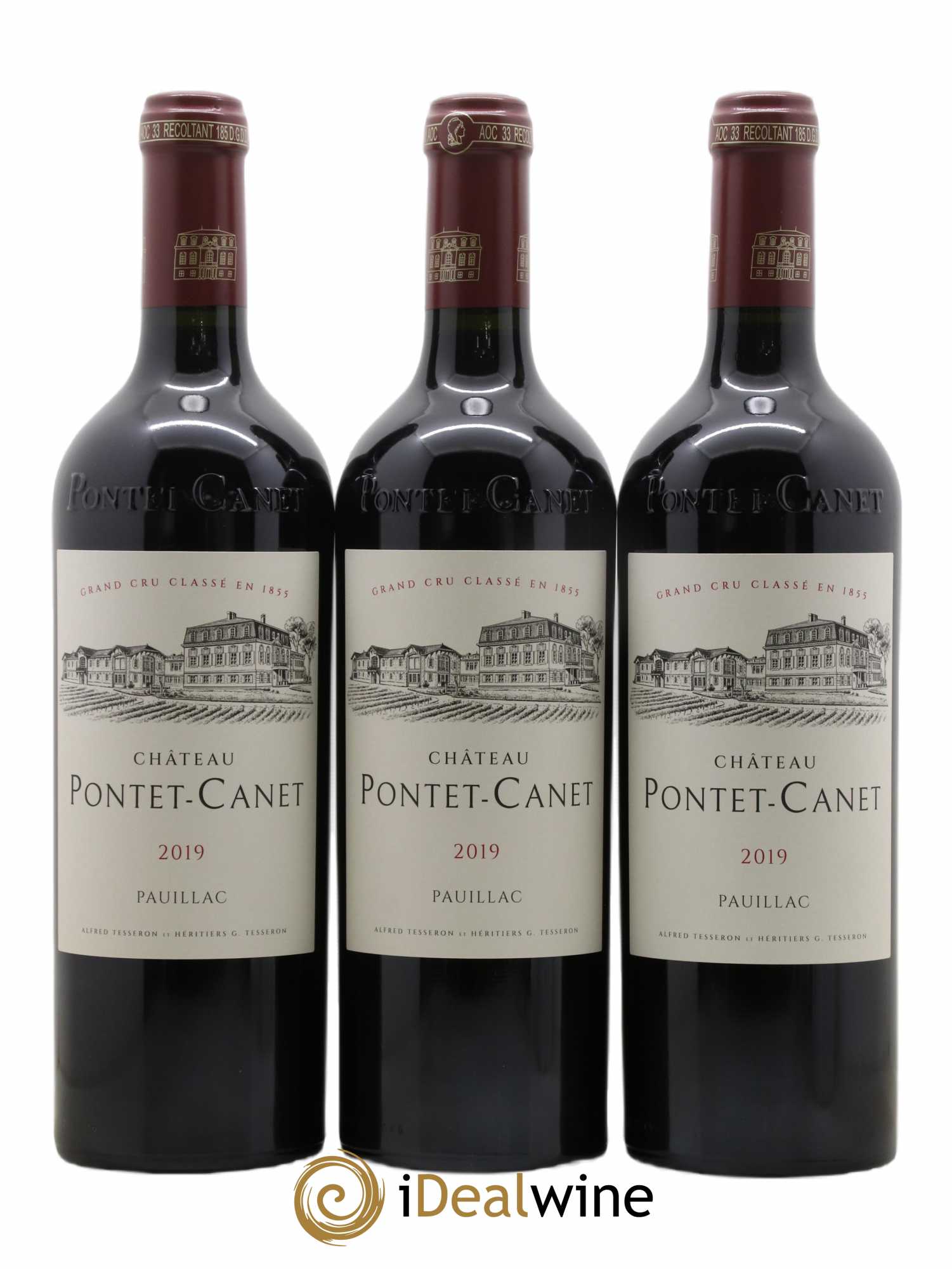 Château Pontet Canet 5ème Grand Cru Classé 2019 - Lot de 6 bouteilles - 2