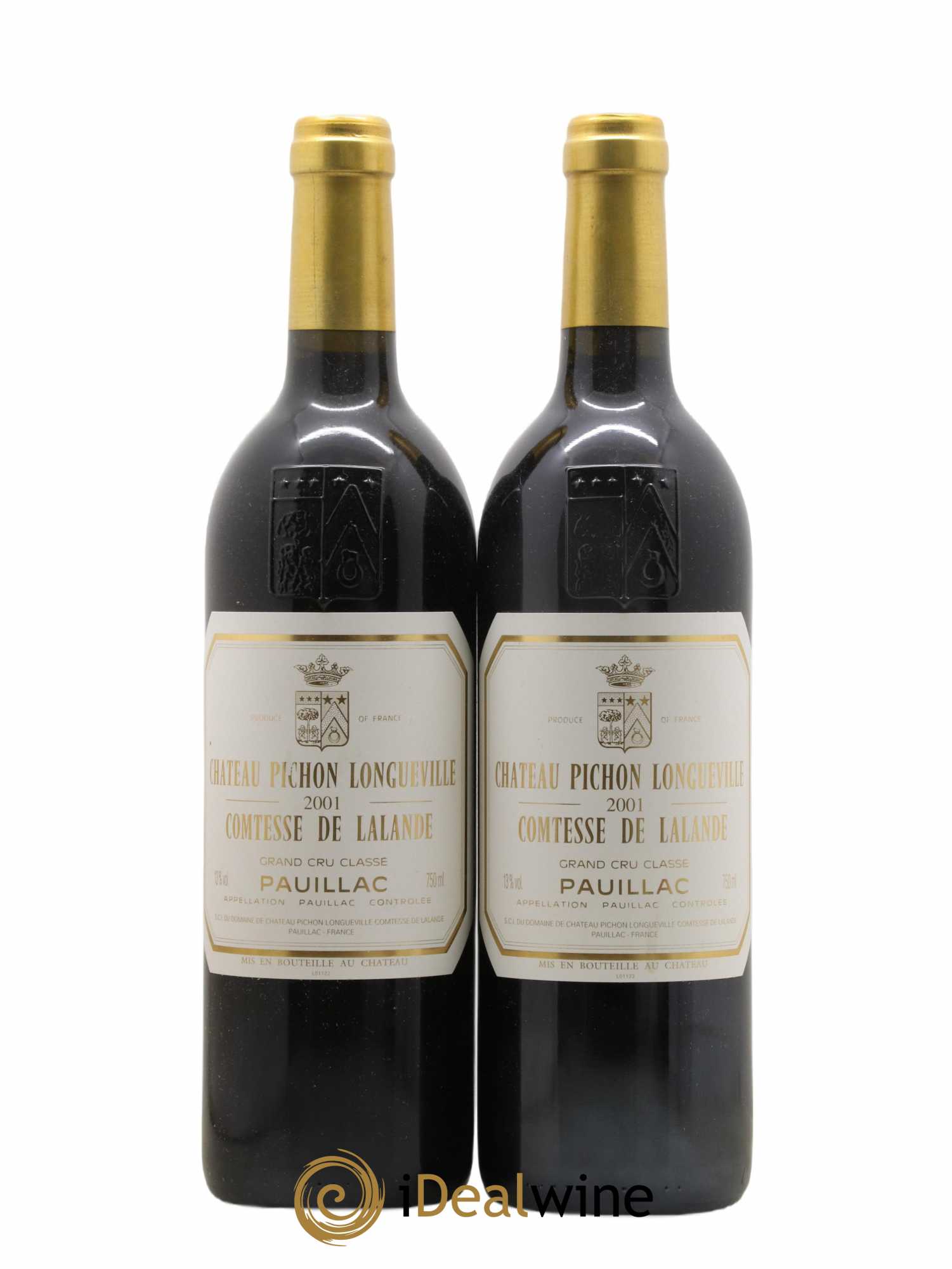 Château Pichon Longueville Comtesse de Lalande 2ème Grand Cru Classé 2001 - Lot of 2 bottles - 0