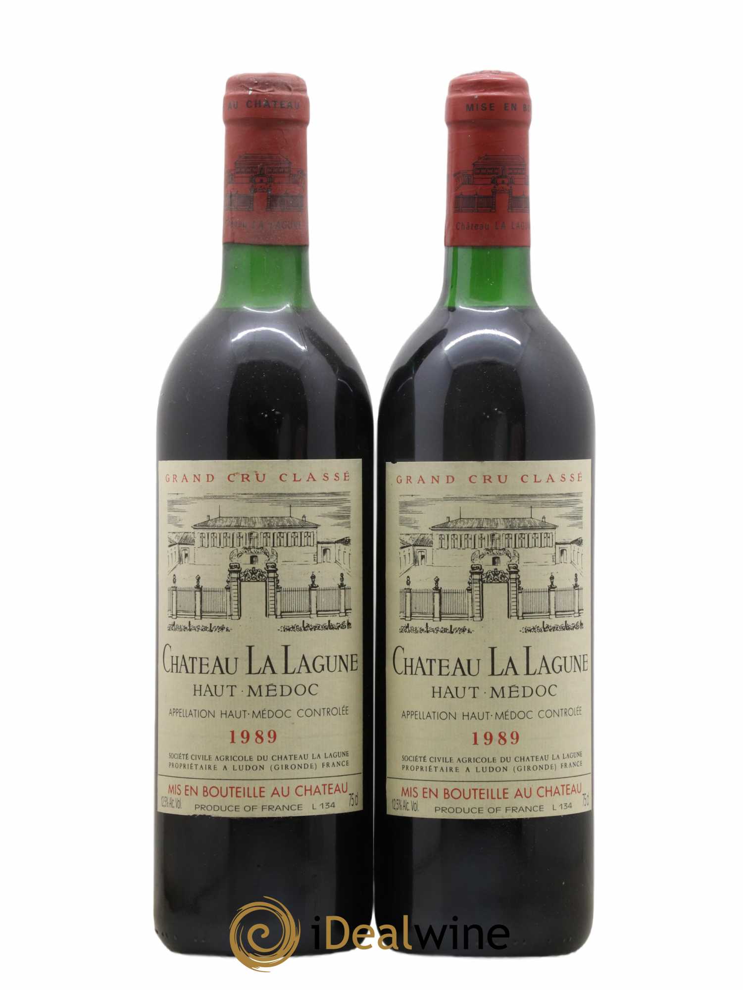 Château la Lagune 3ème Grand Cru Classé 1989 - Lot de 2 bouteilles - 0
