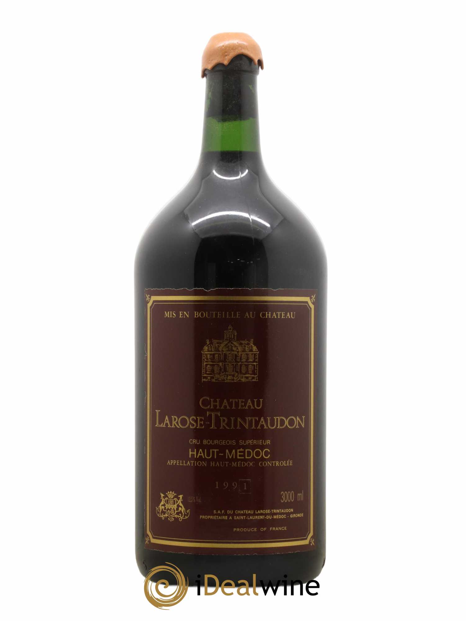 Château Larose Trintaudon Cru Bourgeois 1991 - Lot de 1 double magnum - 0