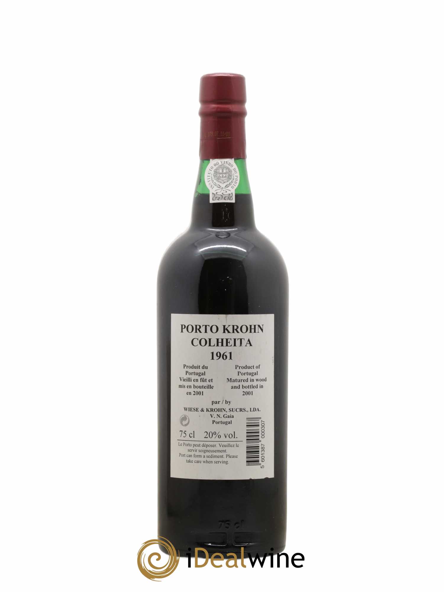 Porto Krohn Colheita 1961 - Lot of 1 bottle - 1