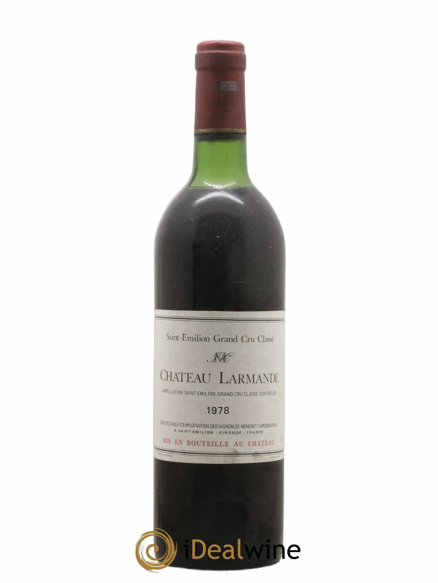 Château Larmande Grand Cru Classé 1978 - Lot de 1 bouteille - 0