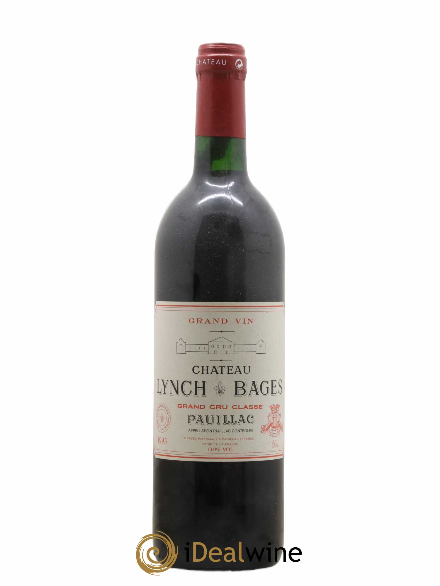 Château Lynch Bages 5ème Grand Cru Classé 1993 - Lot de 1 bouteille - 0