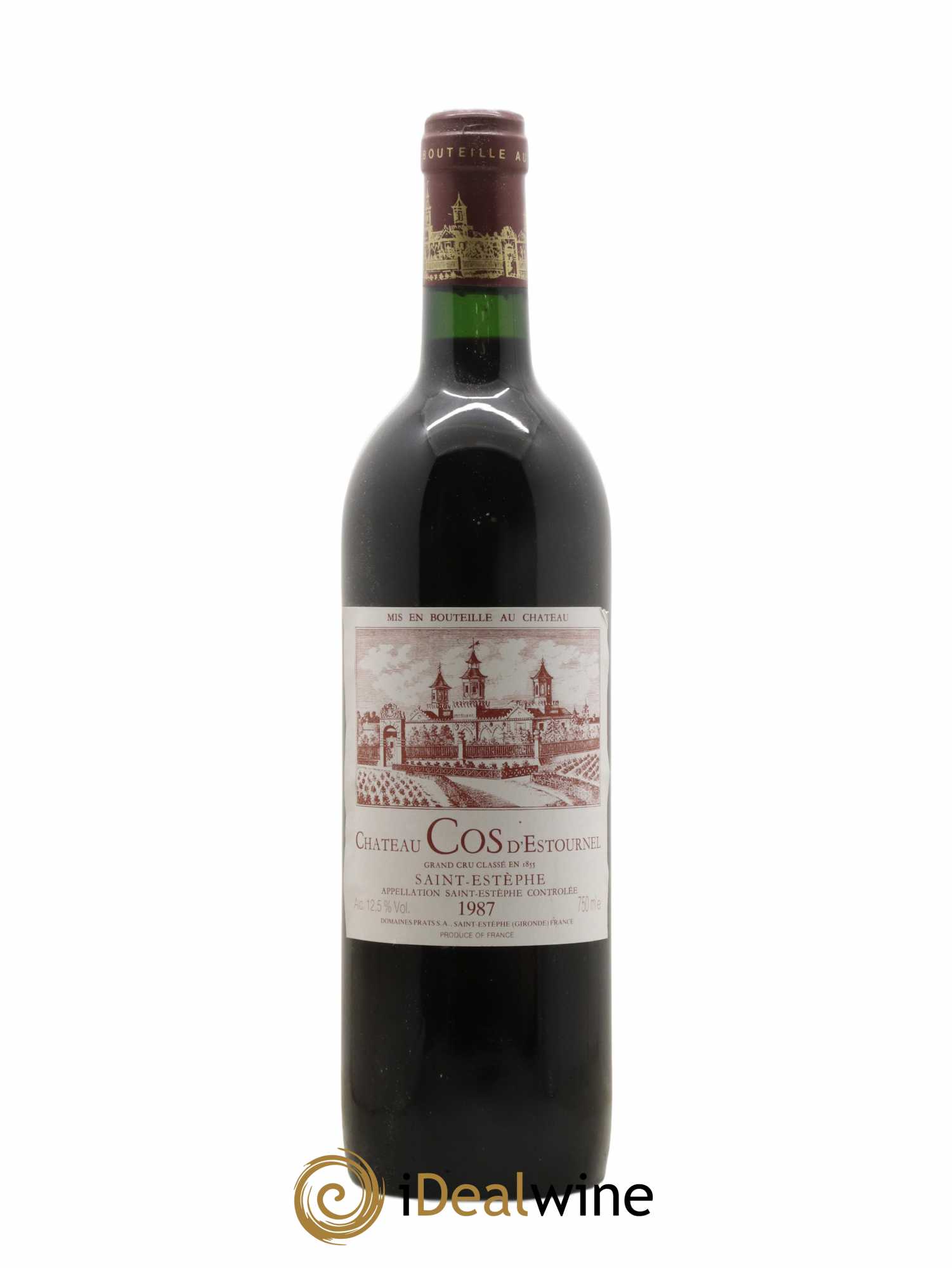 Cos d'Estournel 2ème Grand Cru Classé 1987 - Lot de 1 bouteille - 0