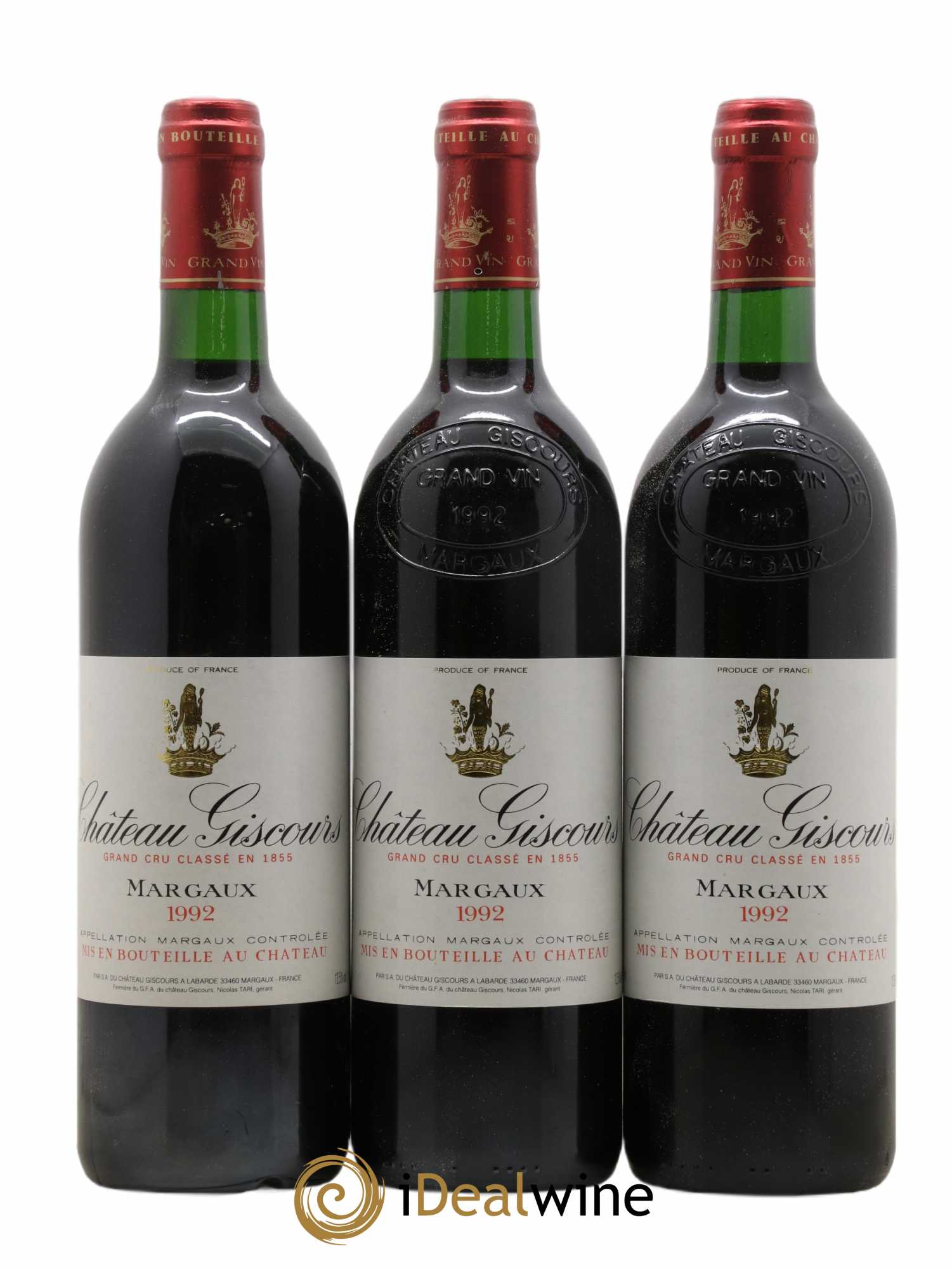 Château Giscours 3ème Grand Cru Classé 1992 - Lot of 12 bottles - 1