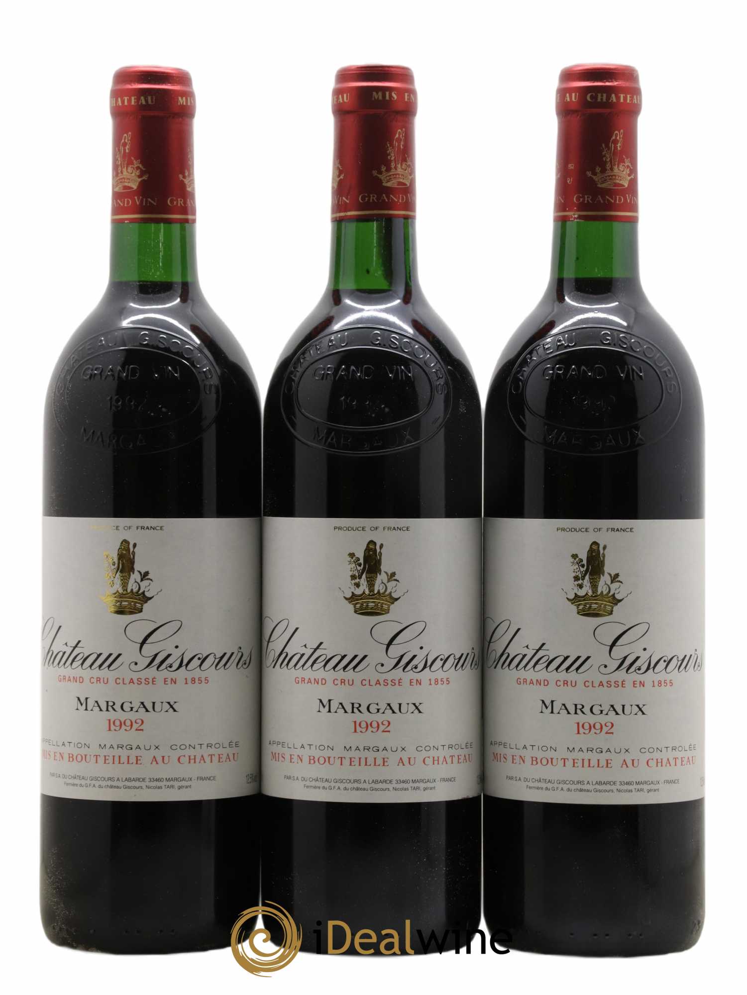 Château Giscours 3ème Grand Cru Classé 1992 - Lot of 12 bottles - 3
