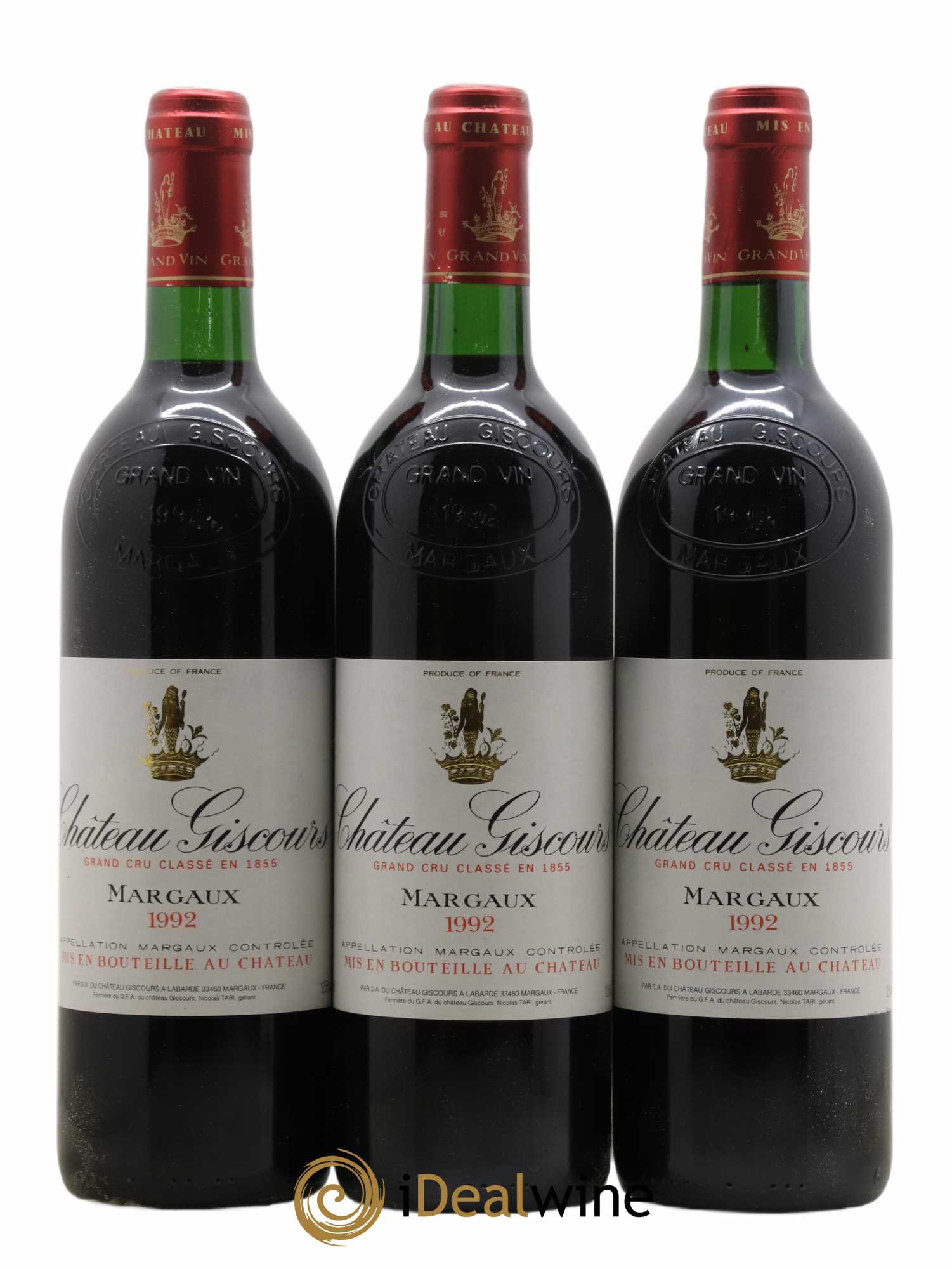 Château Giscours 3ème Grand Cru Classé 1992 - Lot of 12 bottles - 4