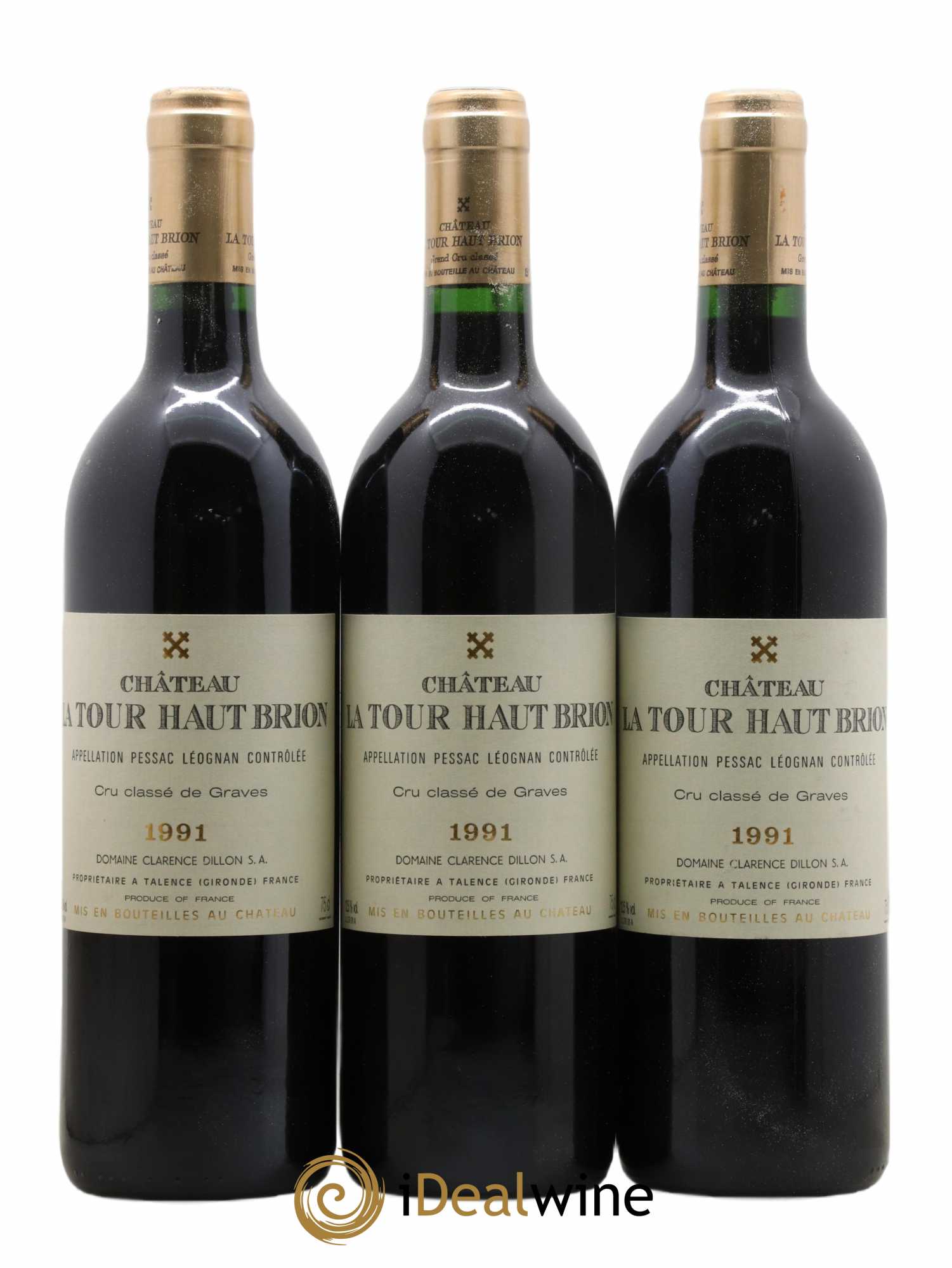 Château la Tour Haut-Brion Cru Classé de Graves 1991 - Lot de 12 bouteilles - 3