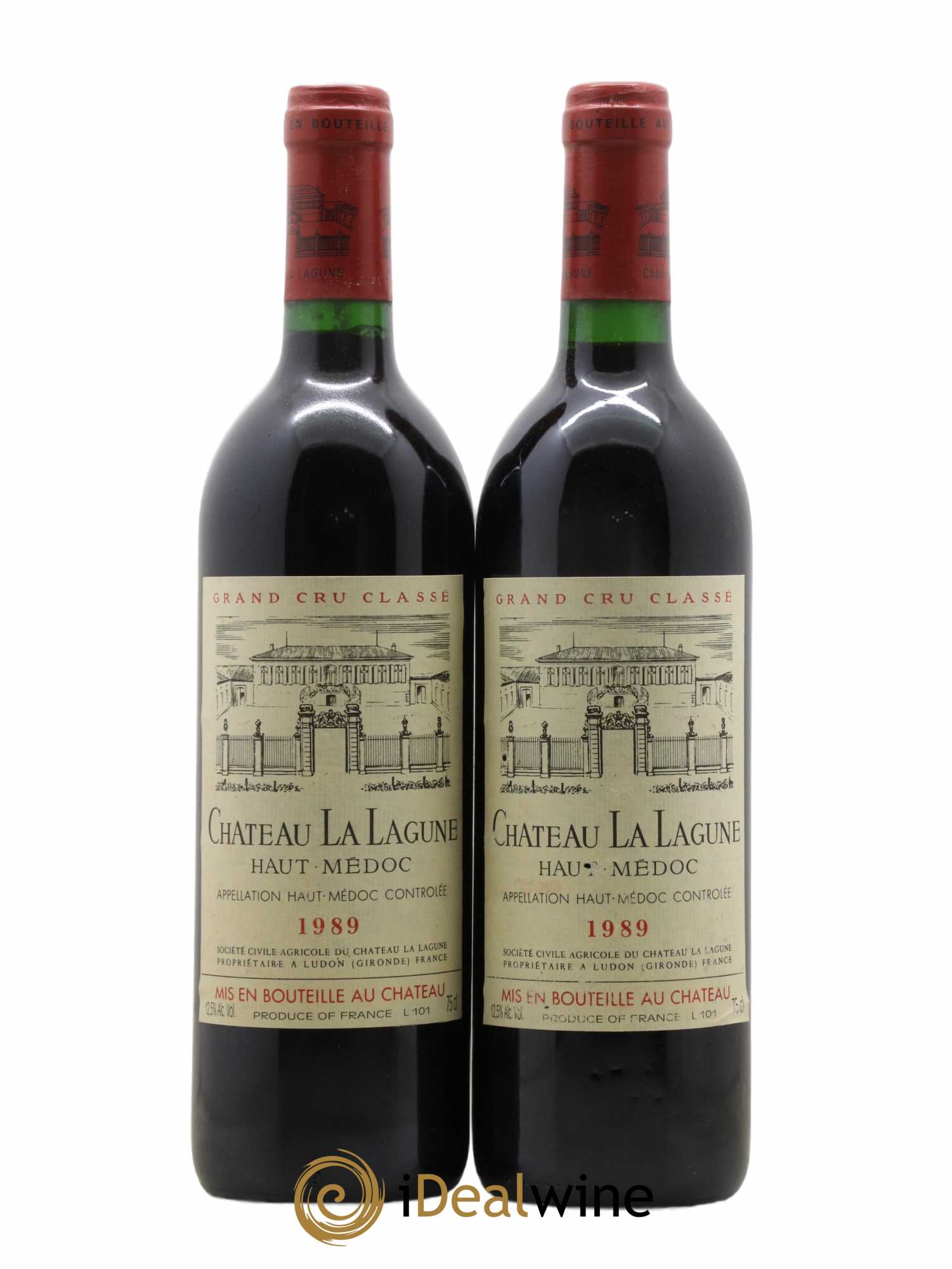 Château la Lagune 3ème Grand Cru Classé 1989 - Lot de 2 bouteilles - 0