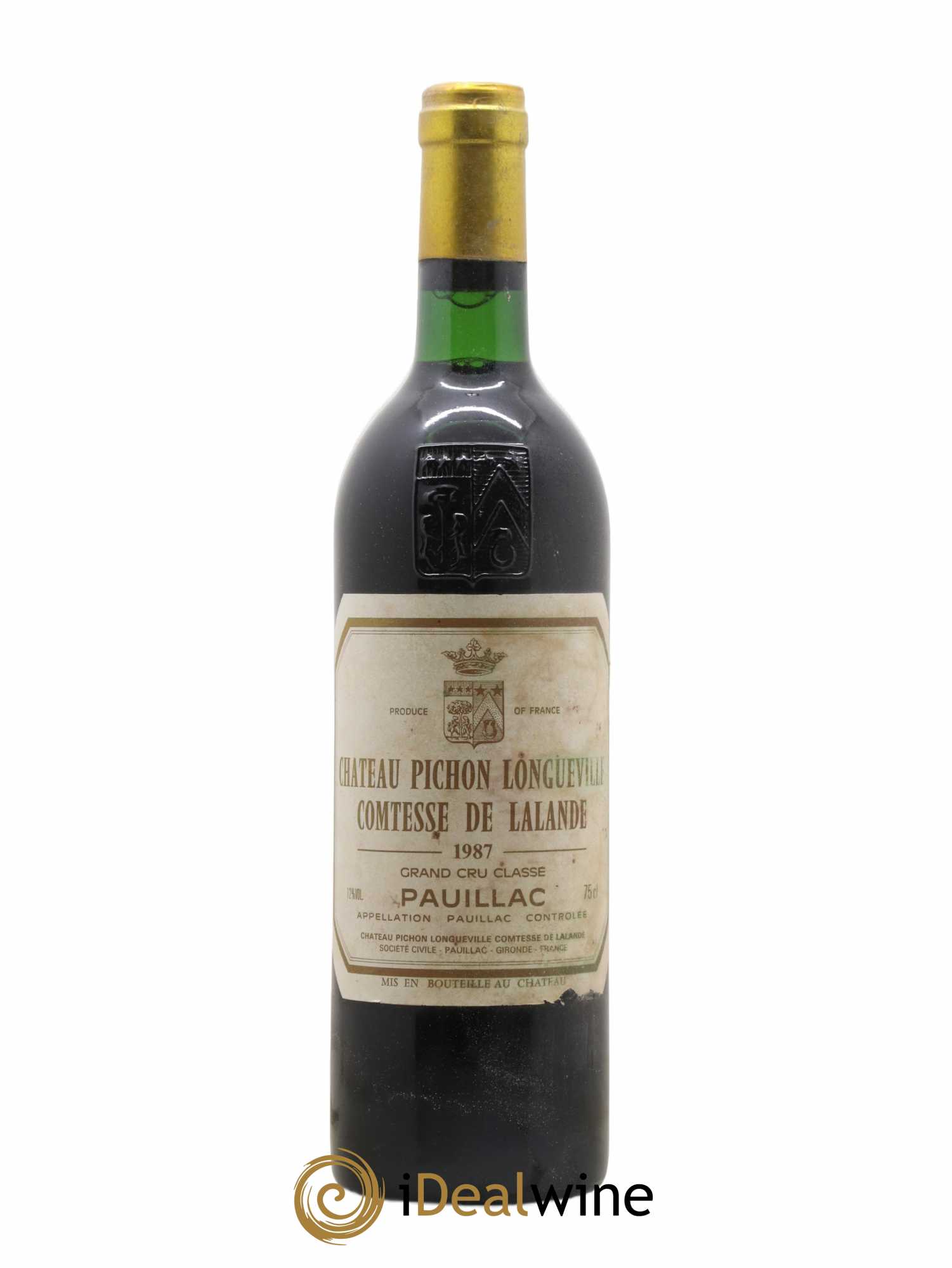 Château Pichon Longueville Comtesse de Lalande 2ème Grand Cru Classé 1987 - Lot of 1 bottle - 0