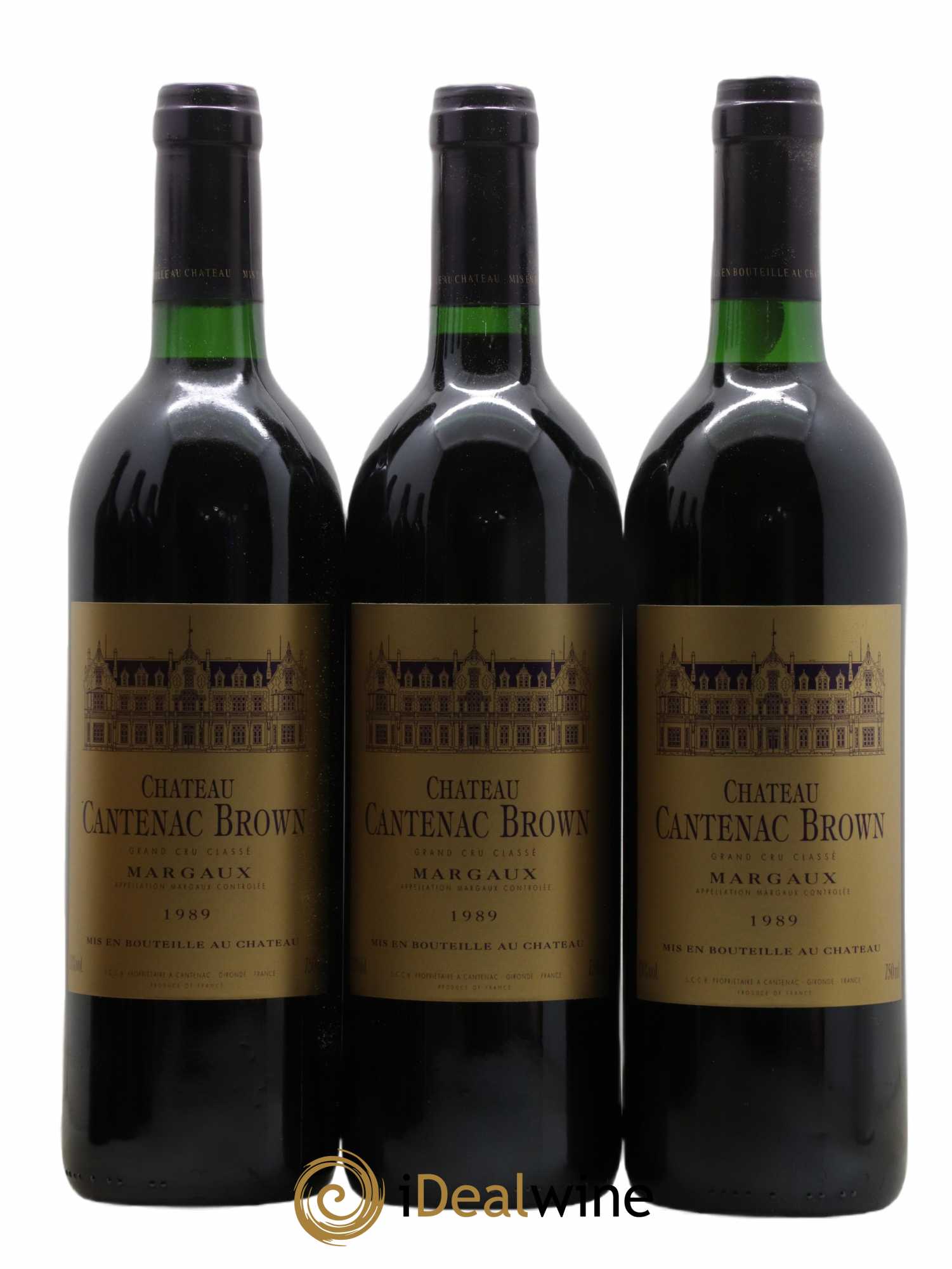 Château Cantenac Brown 3ème Grand Cru Classé 1989 - Lot de 6 bouteilles - 2