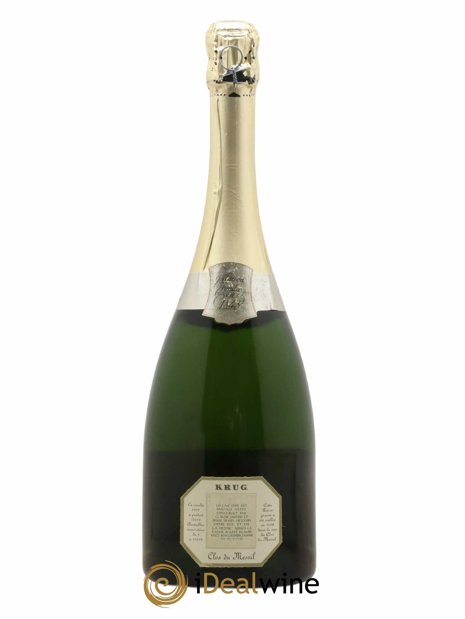 Clos du Mesnil Krug 1979 - Lot de 1 bouteille - 1