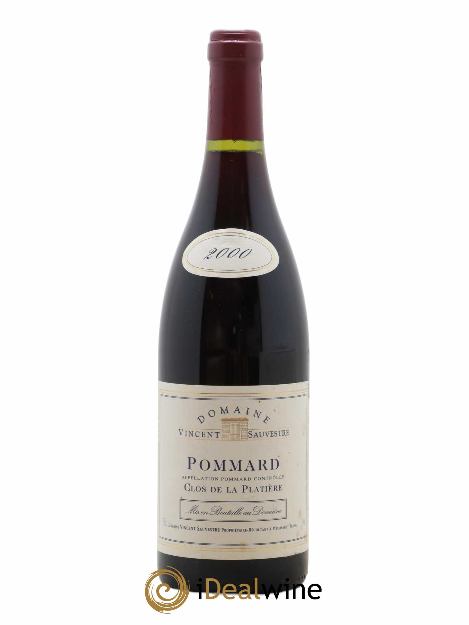 Pommard Clos de la Platière Vincent Sauvestre 2000 - Lot de 1 bouteille - 0