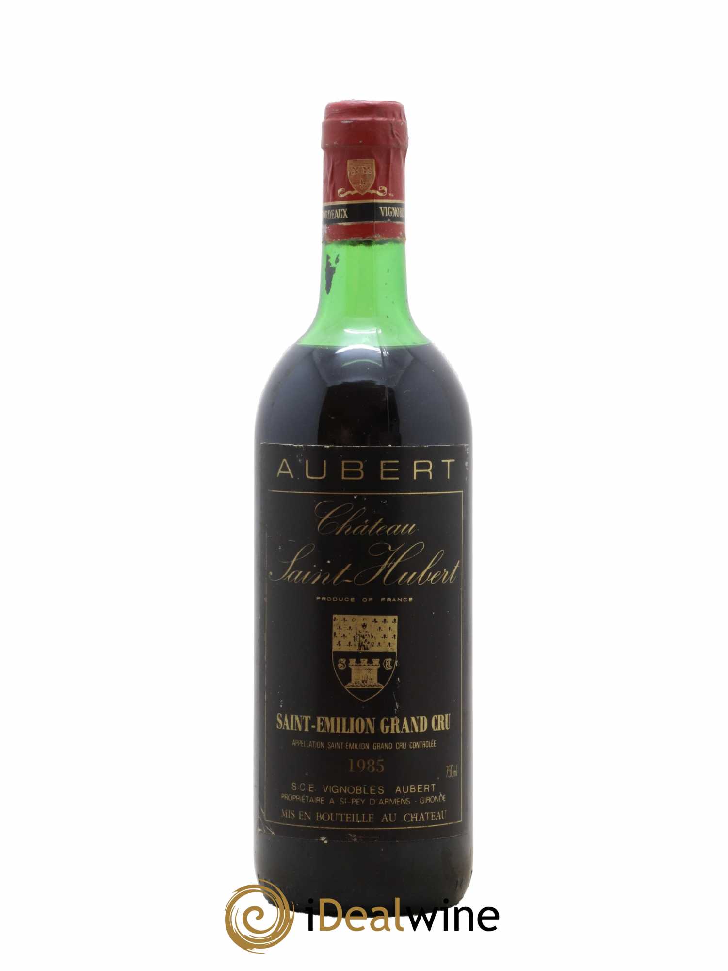 Saint-Émilion Grand Cru Château Saint Hubert 1985 - Lot de 1 bouteille - 0