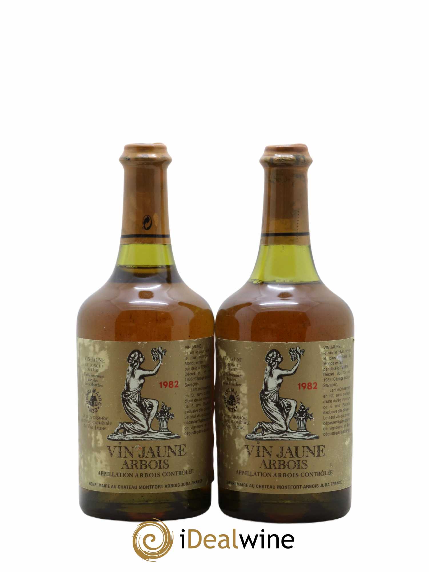 Arbois Vin Jaune Henri Maire 1982 - Posten von 2 Flaschen - 0