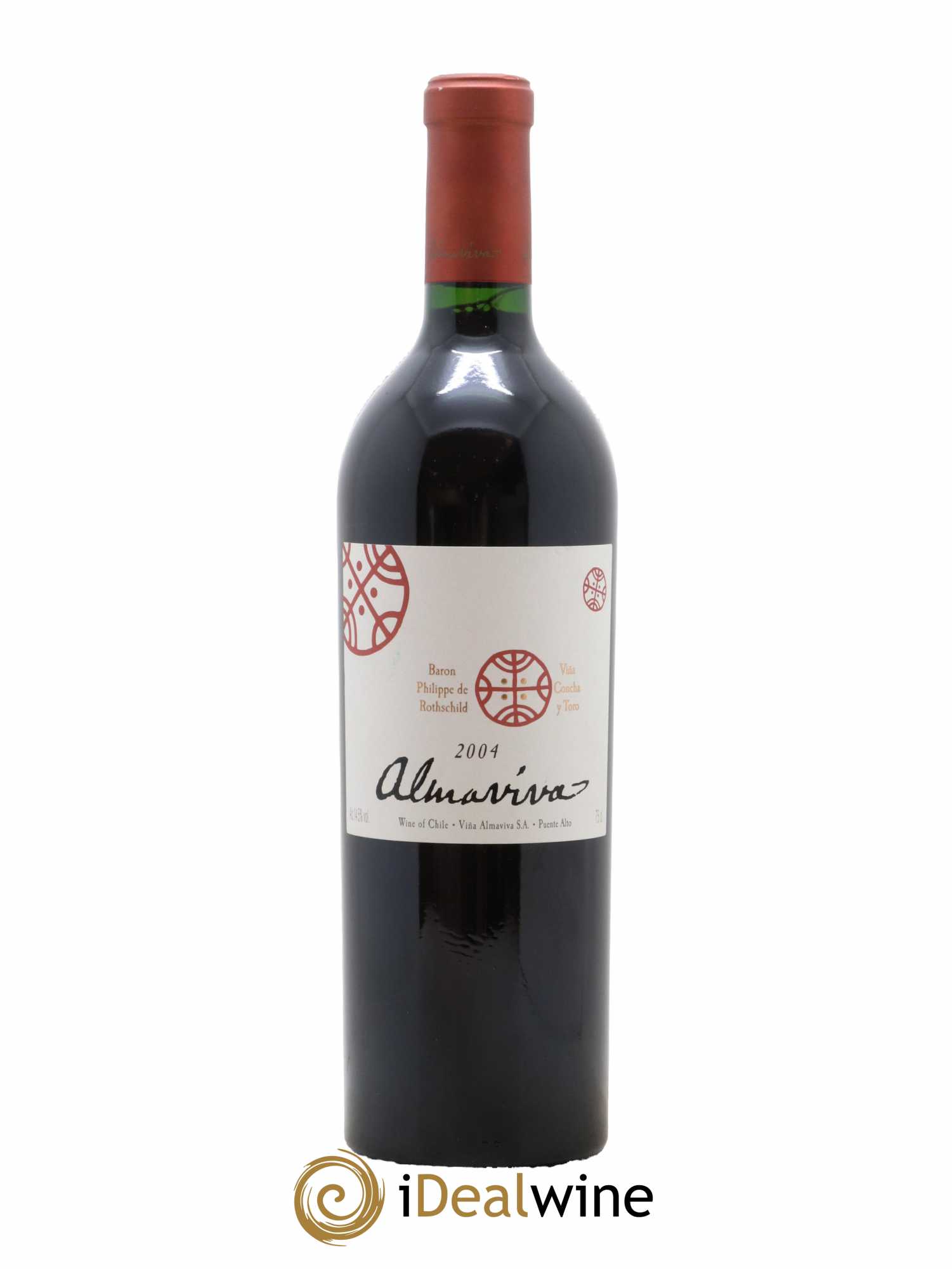 Chili Almaviva Baron P. de Rothschild Concha y Toro 2004 - Lot de 1 bouteille - 0
