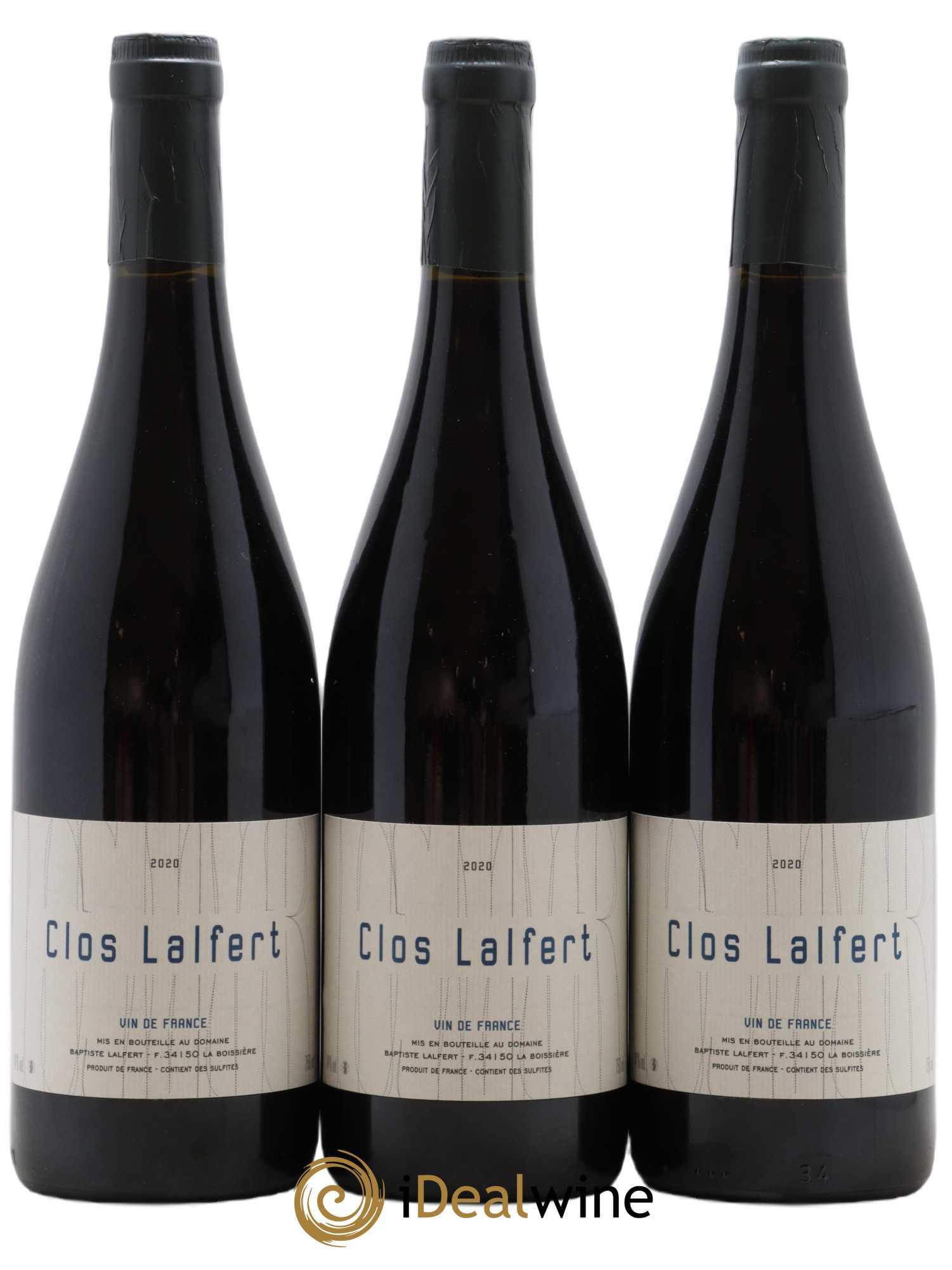 Vin de France Clos Lalfert - Baptiste Lalfert 2020 - Lot de 3 bouteilles - 0