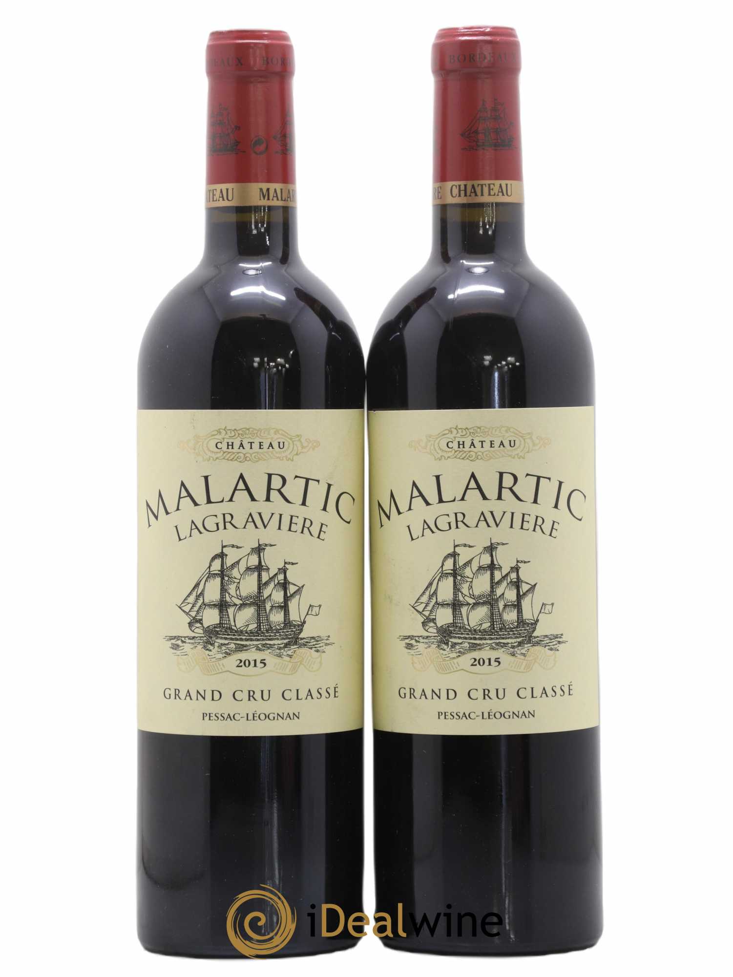 Château Malartic-Lagravière Cru Classé de Graves 2015 - Lot de 2 bouteilles - 0