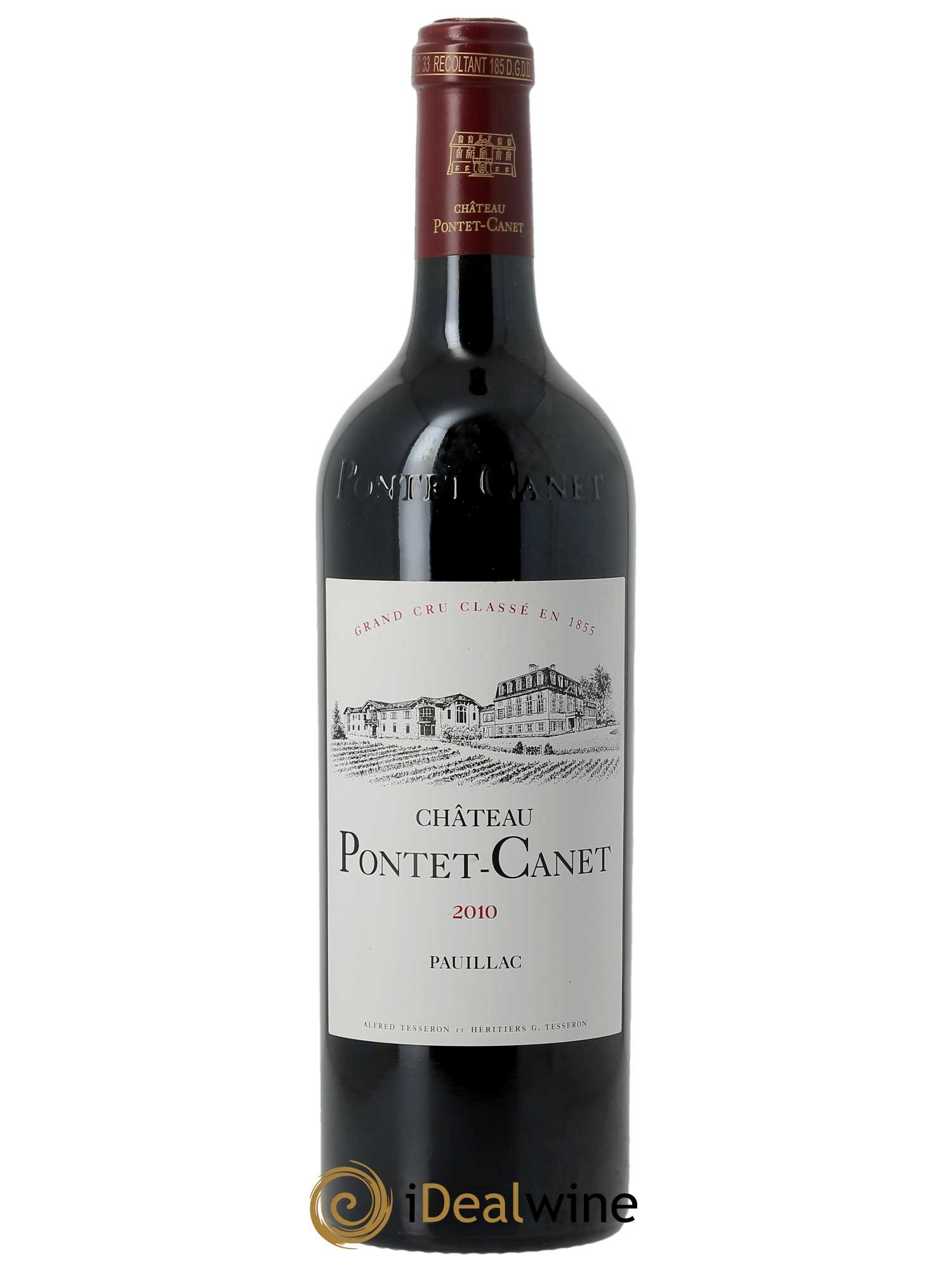 Château Pontet Canet 5ème Grand Cru Classé 2010 - Lot de 1 bouteille - 0