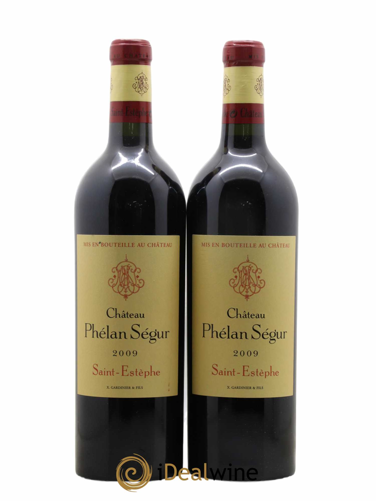 Château Phélan Ségur 2009 - Lot de 2 bouteilles - 0
